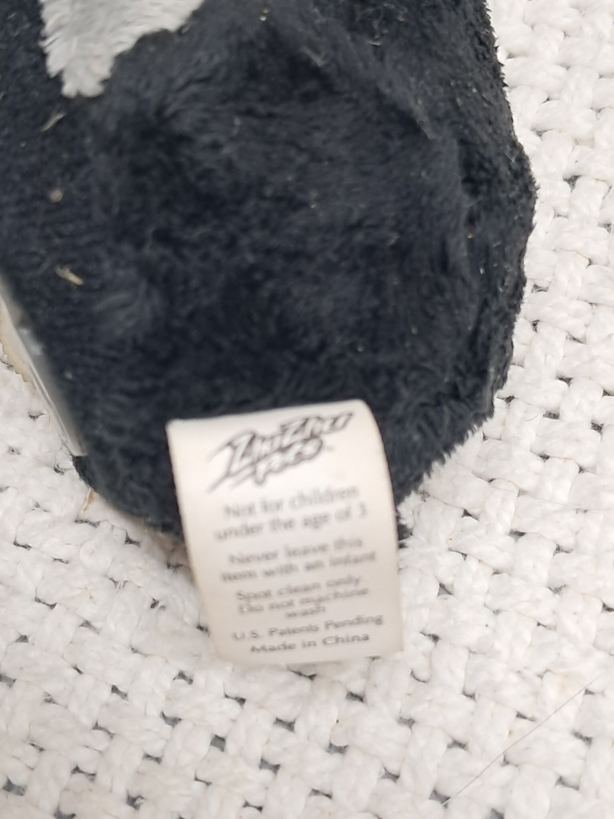Zhu Zhu Pets black colored pink nose Electronic Hamster 2008 New batteries