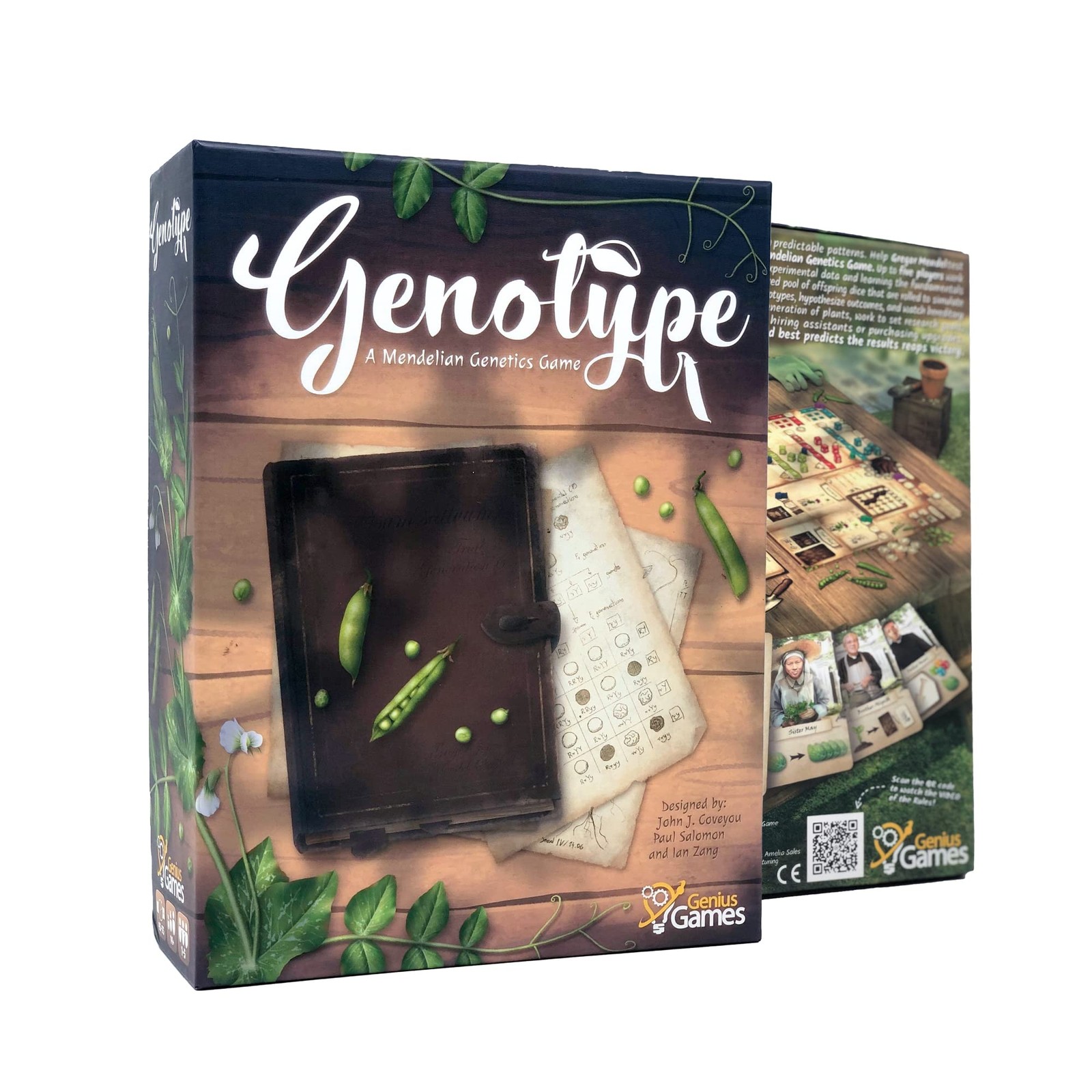 Genotype Mensa Award Winning Genetics Board Game about Mendels Pea Plants