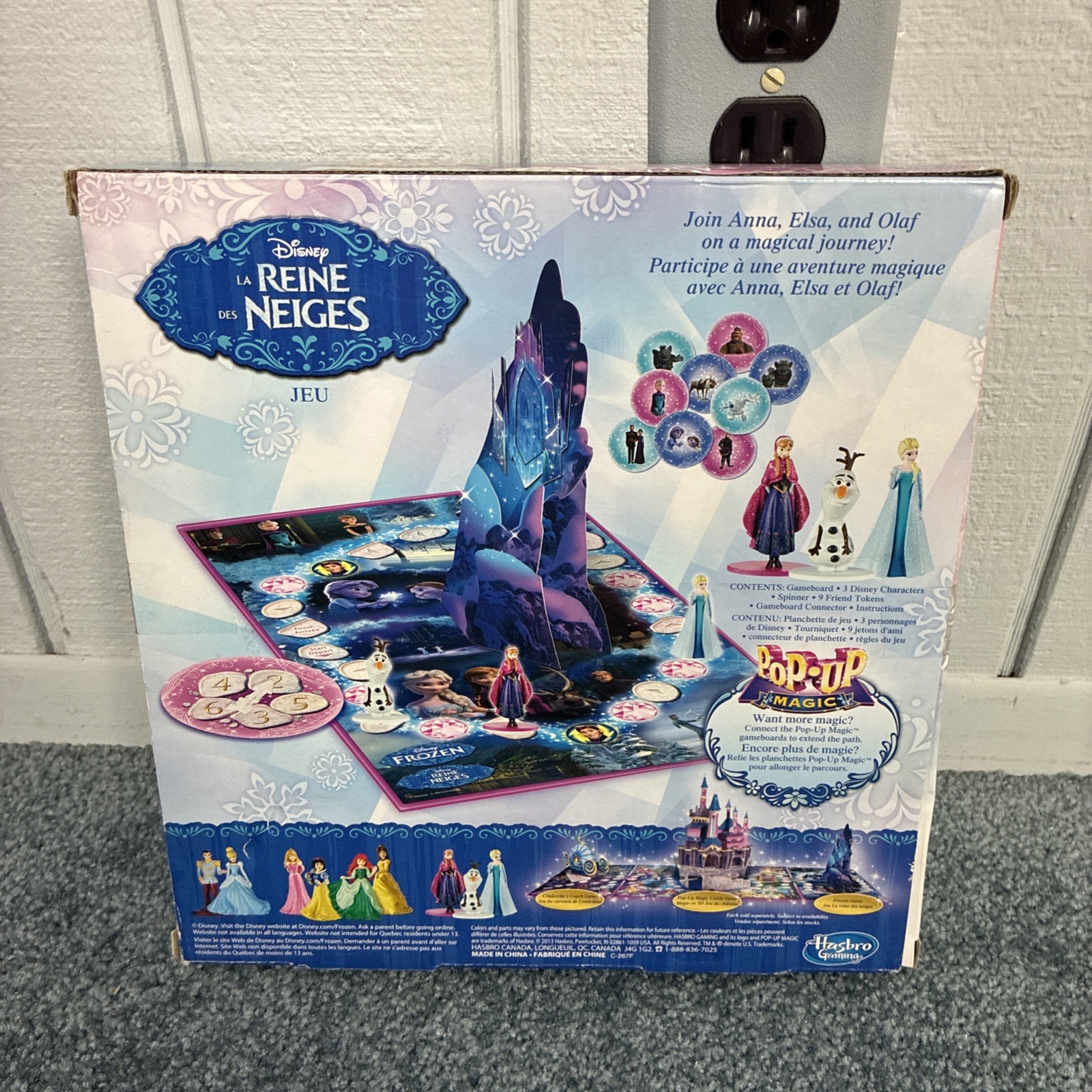 Disney / Hasbro FROZEN Pop-Up Magic Game – 2-3 Players – Ages 3+ NEW!