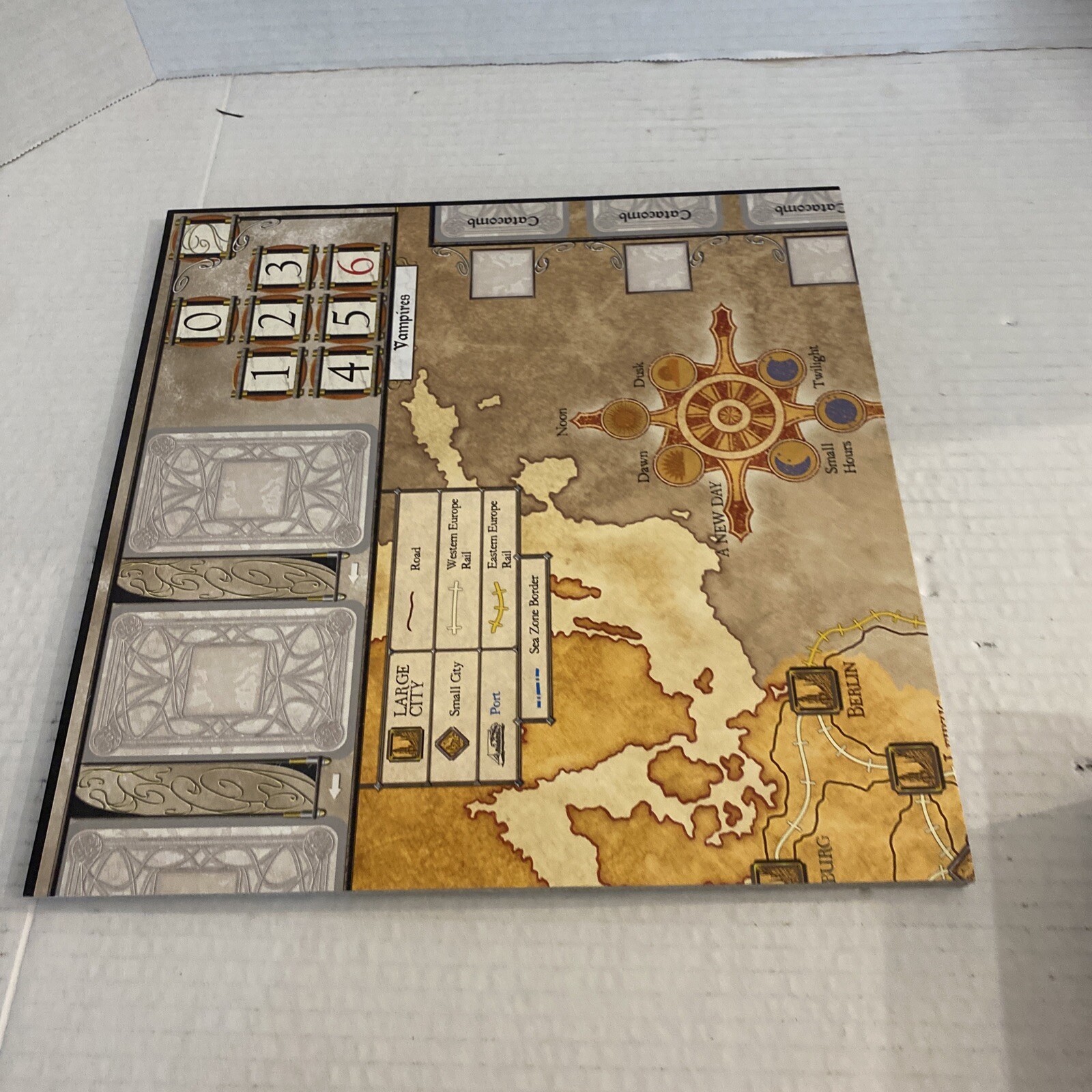 Fury of Dracula Board Game Gothic Horror 2-5 Players Fantasy Flight