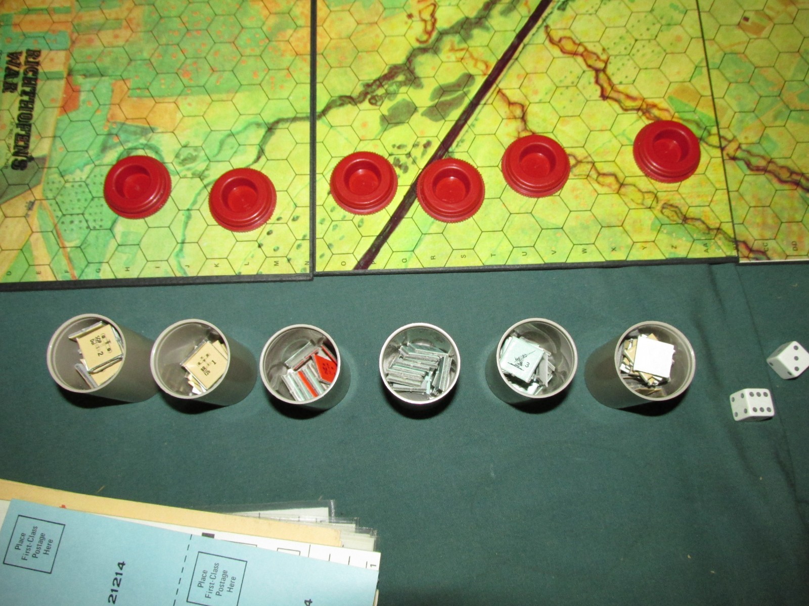 Vintage 1972 Richthofens War 1916-1918 Air War Avalon Hill Company Tabletop Game