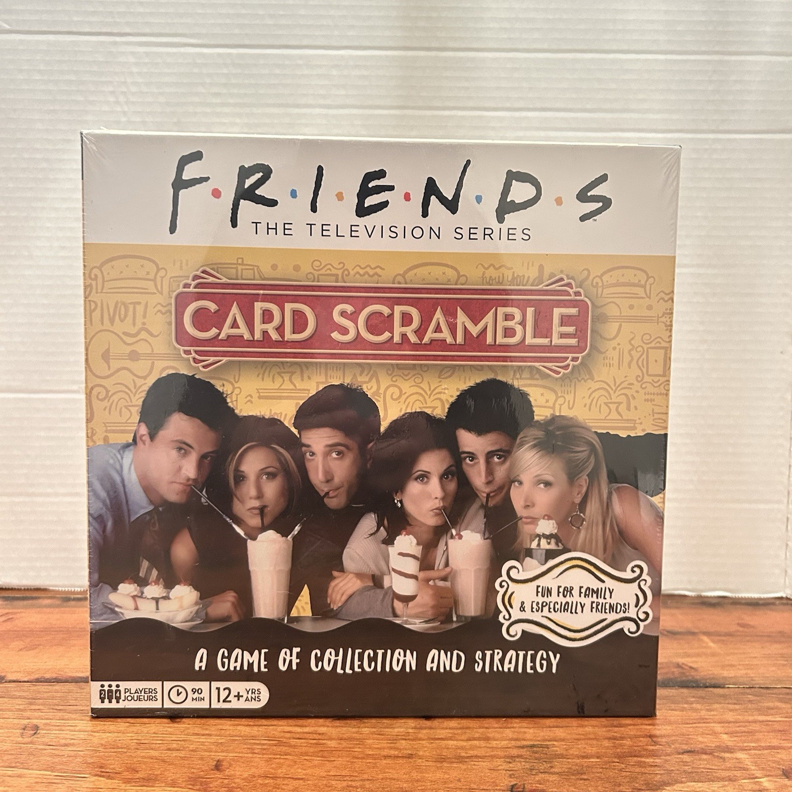 FRIENDS TV Series Board Game Card Scramble 2 to 4 Players 14+ Yrs Family Fun NEW