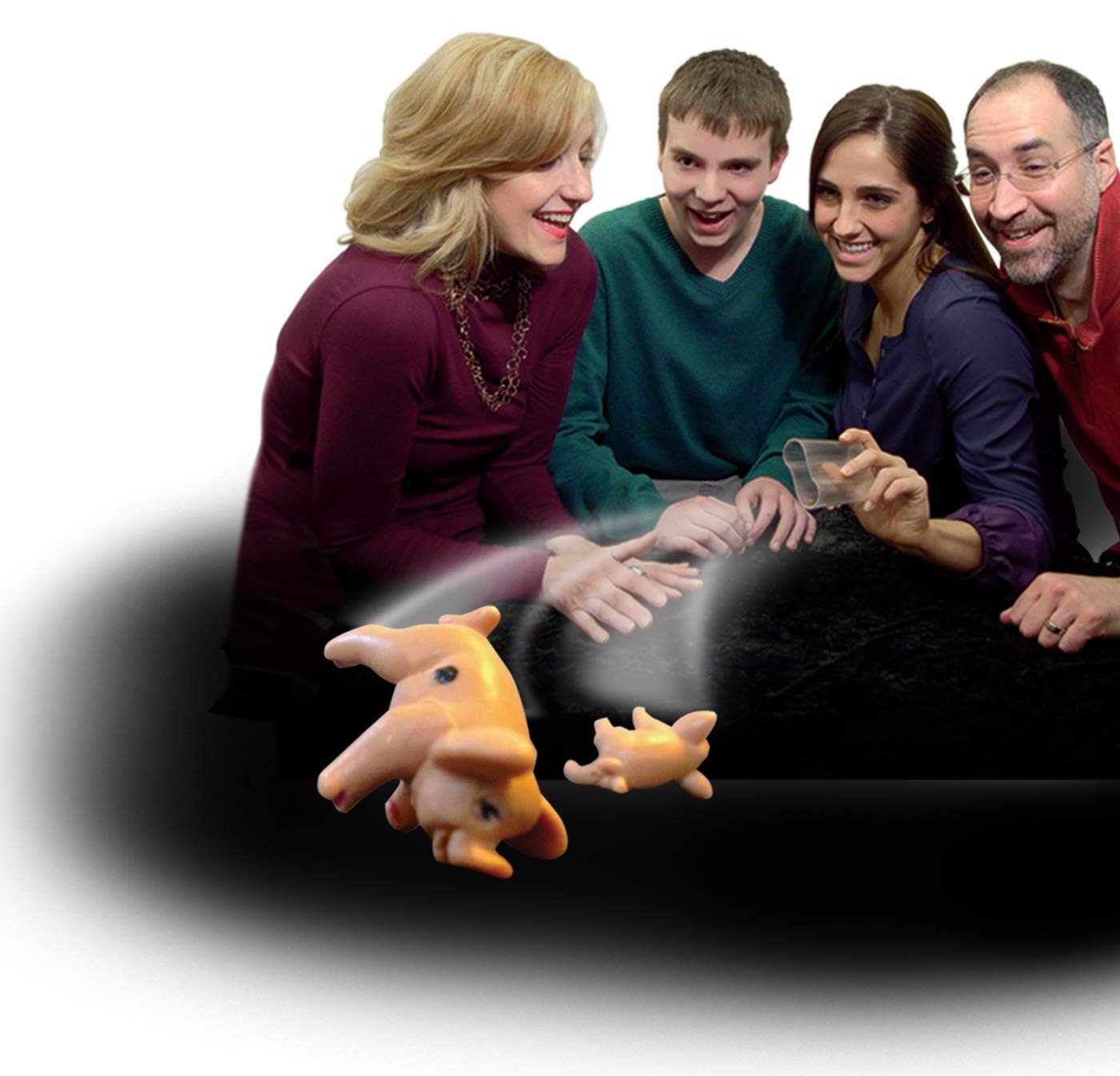 Pass the Pigs, Hilarious Pig Dice Game by Winning Moves One Size, Multicolor