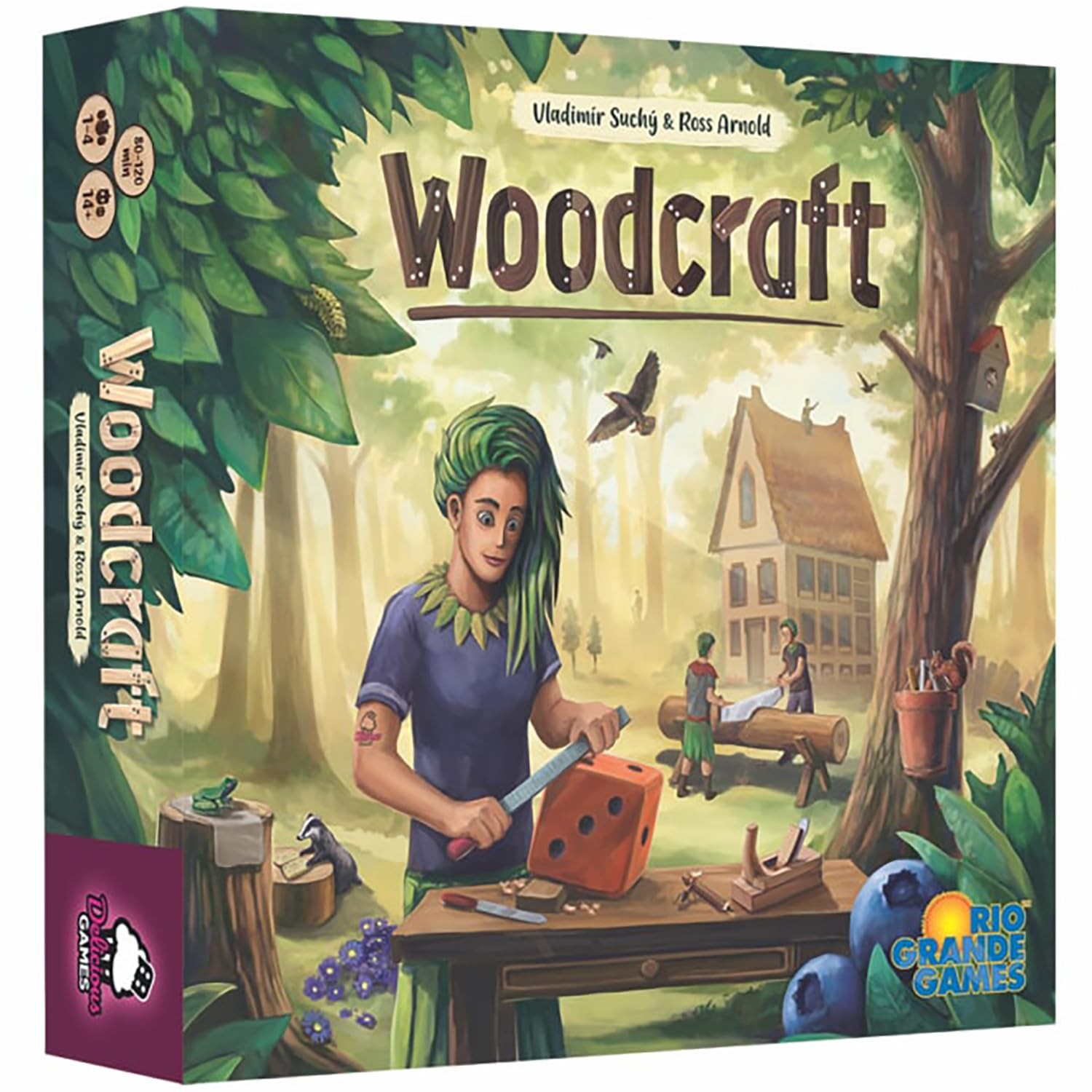 Rio Grande Games Woodcraft Management Board Game Ages 14 And Up 1-4 Players
