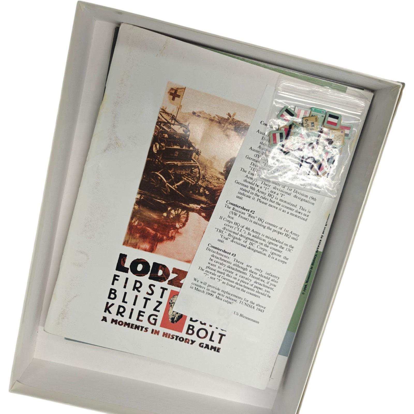 Moments in History wargame – Lodz 1914 First Blitzkrieg / Open Box