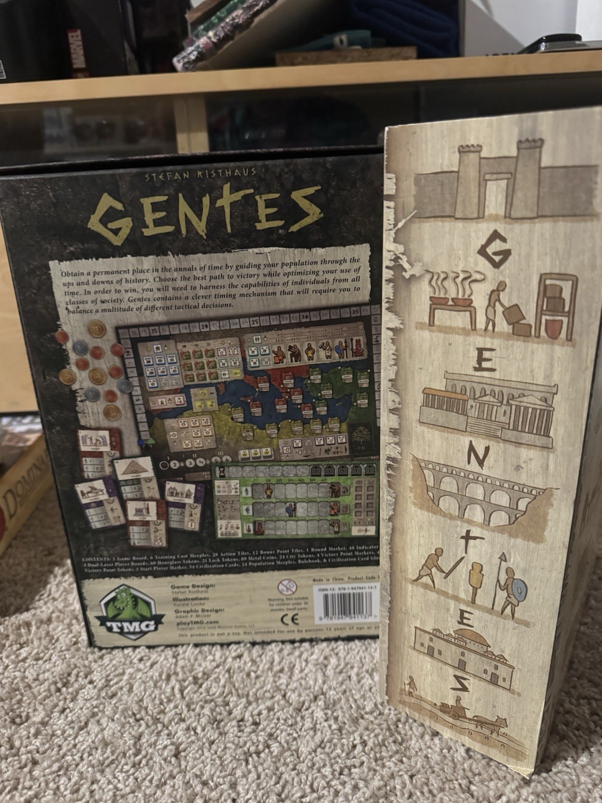 Board Game Collection Gentes Board Game Deluxified / Courtier And Dominaire