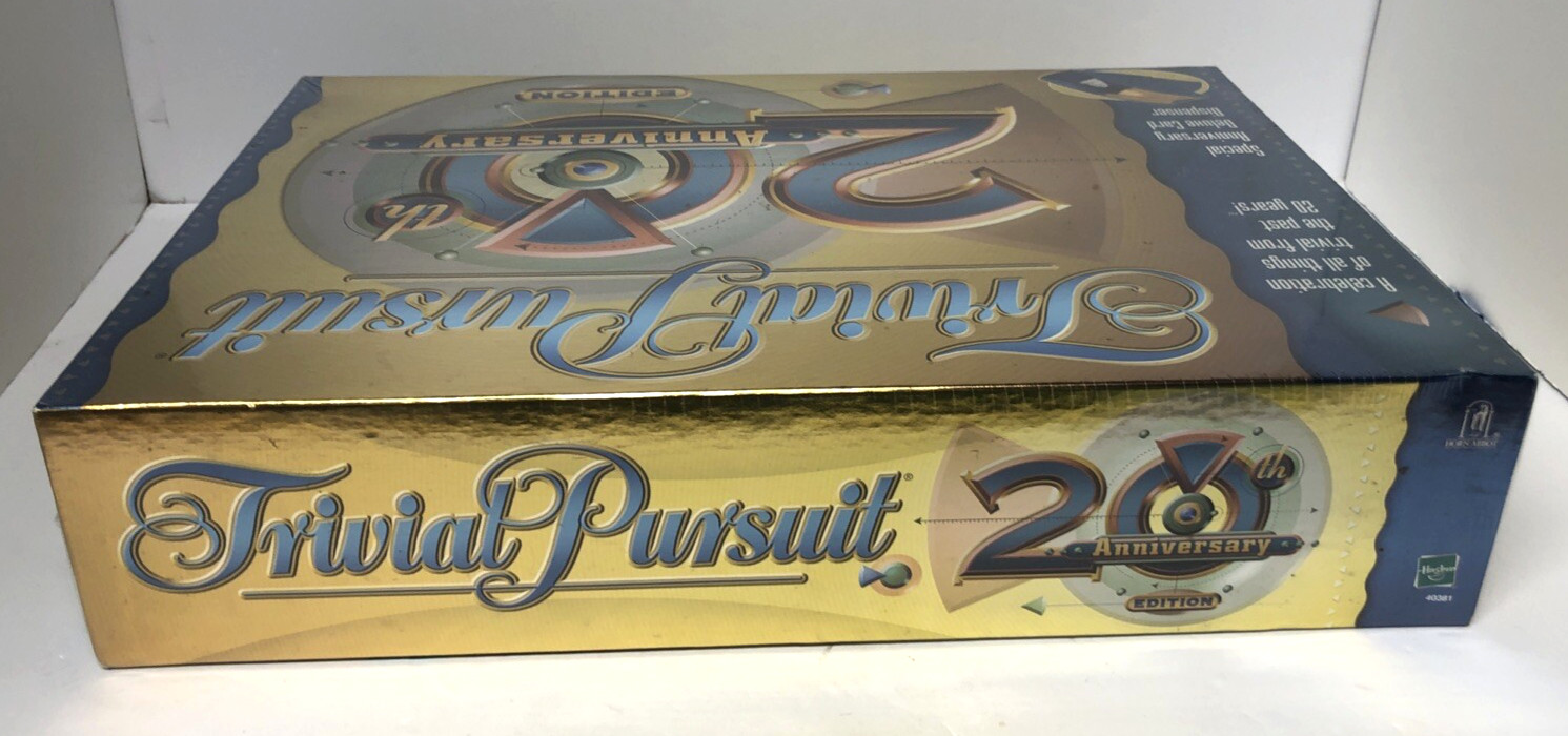 2002 Hasbro Trivial Pursuit 20th Anniversary Edition Board Game New & Sealed