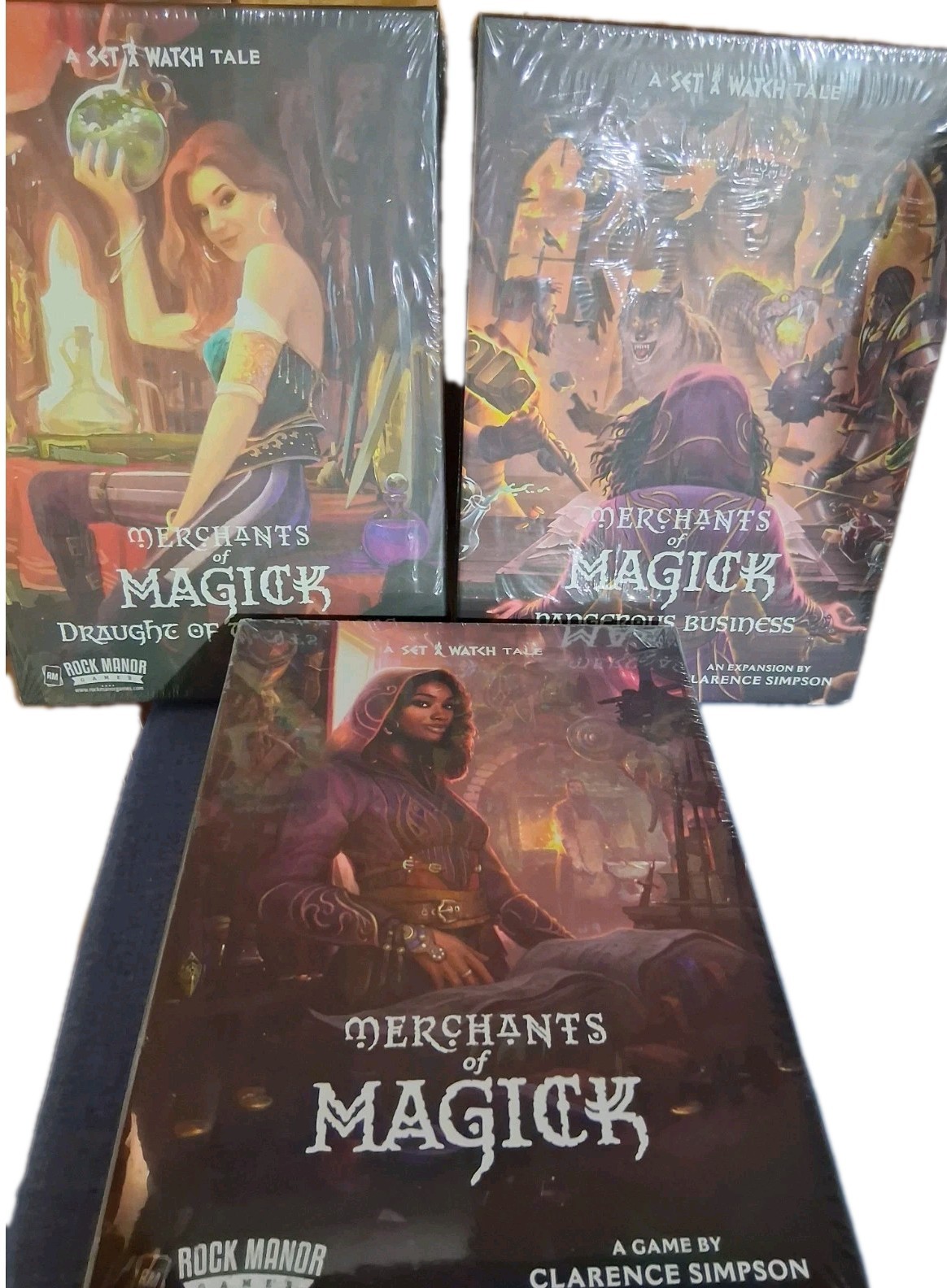 Merchants of Magick: A Set a Watch Tale + 2 expansion bundle.