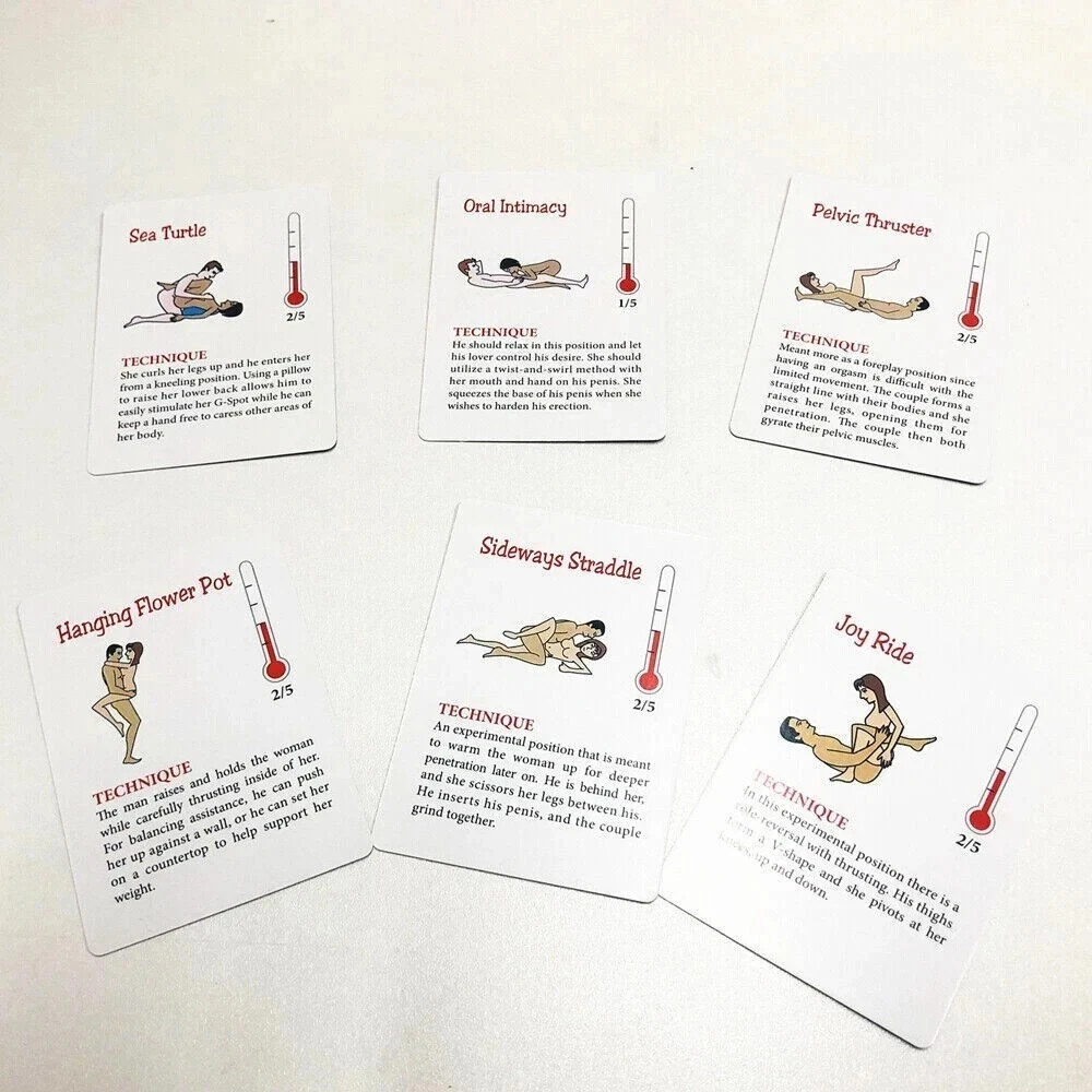 Sex Cards Game Adult Sexual Position Couples Foreplay Fun A Year of Sex! New-