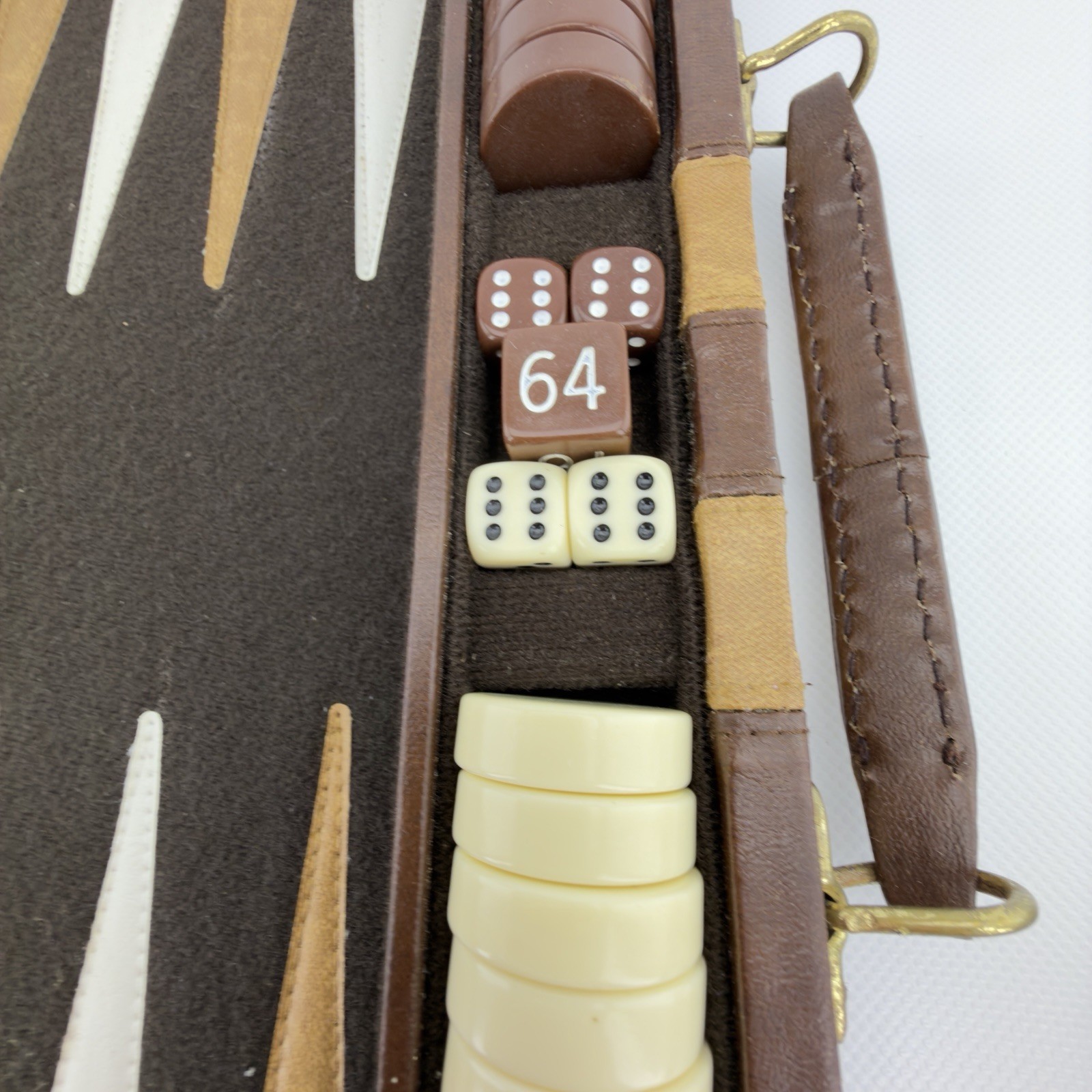 VTG 1970s Backgammon Fred Roberts SF Case Set Vintage Made In USA San Francisco
