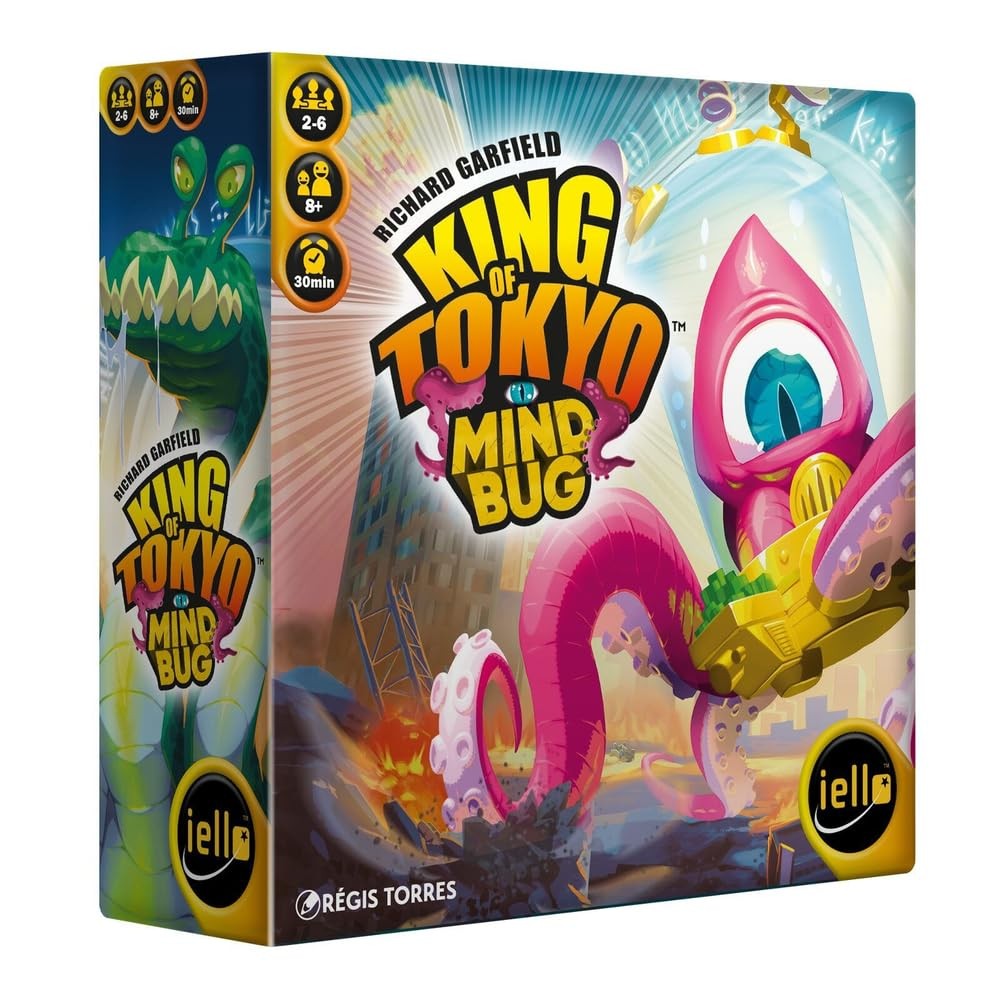 King of Tokyo: Mindbug Expansion, Strategy Board Game, Take Control of Your O