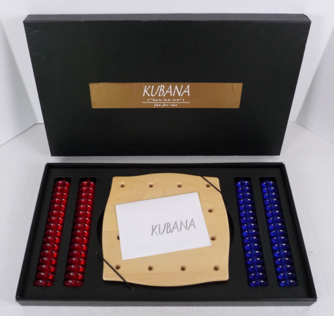 Kubana Abstract Strategy Game Wood Set Giseh Verlag Germany COMPLETE