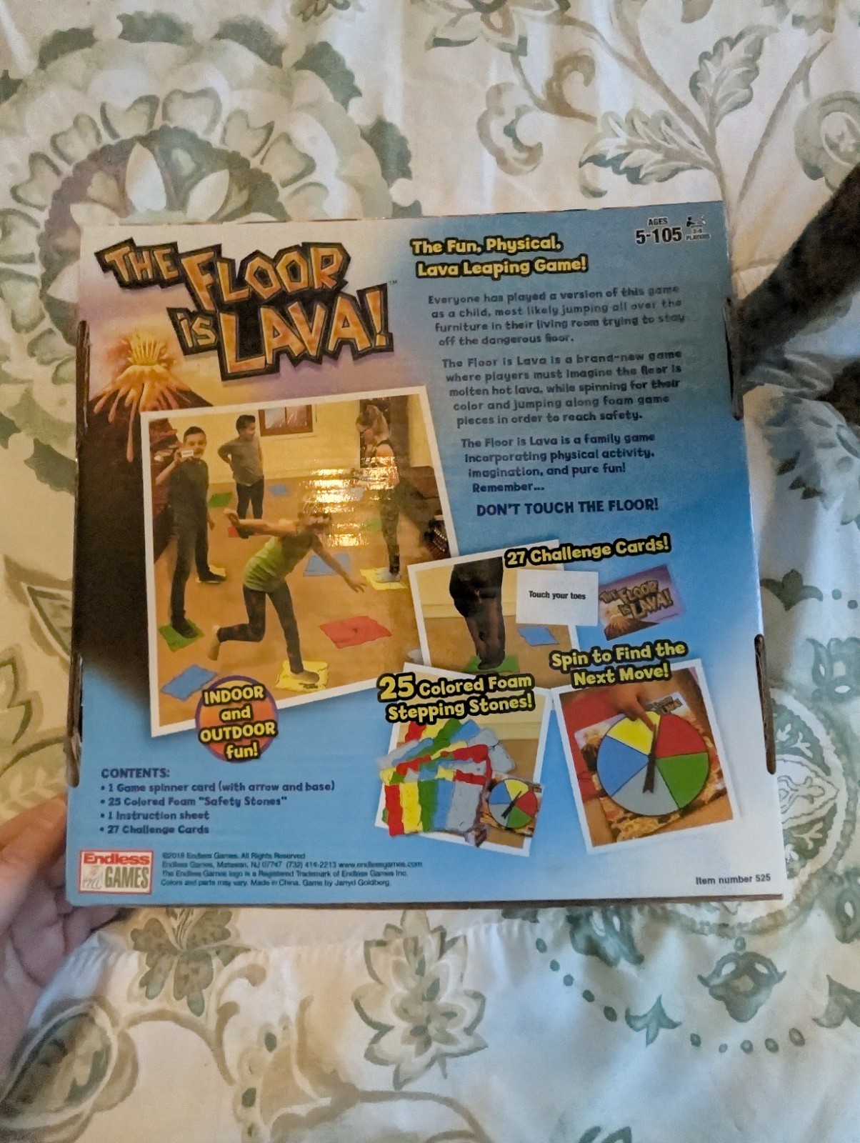 Endless Games The Floor is Lava Interactive Board Game