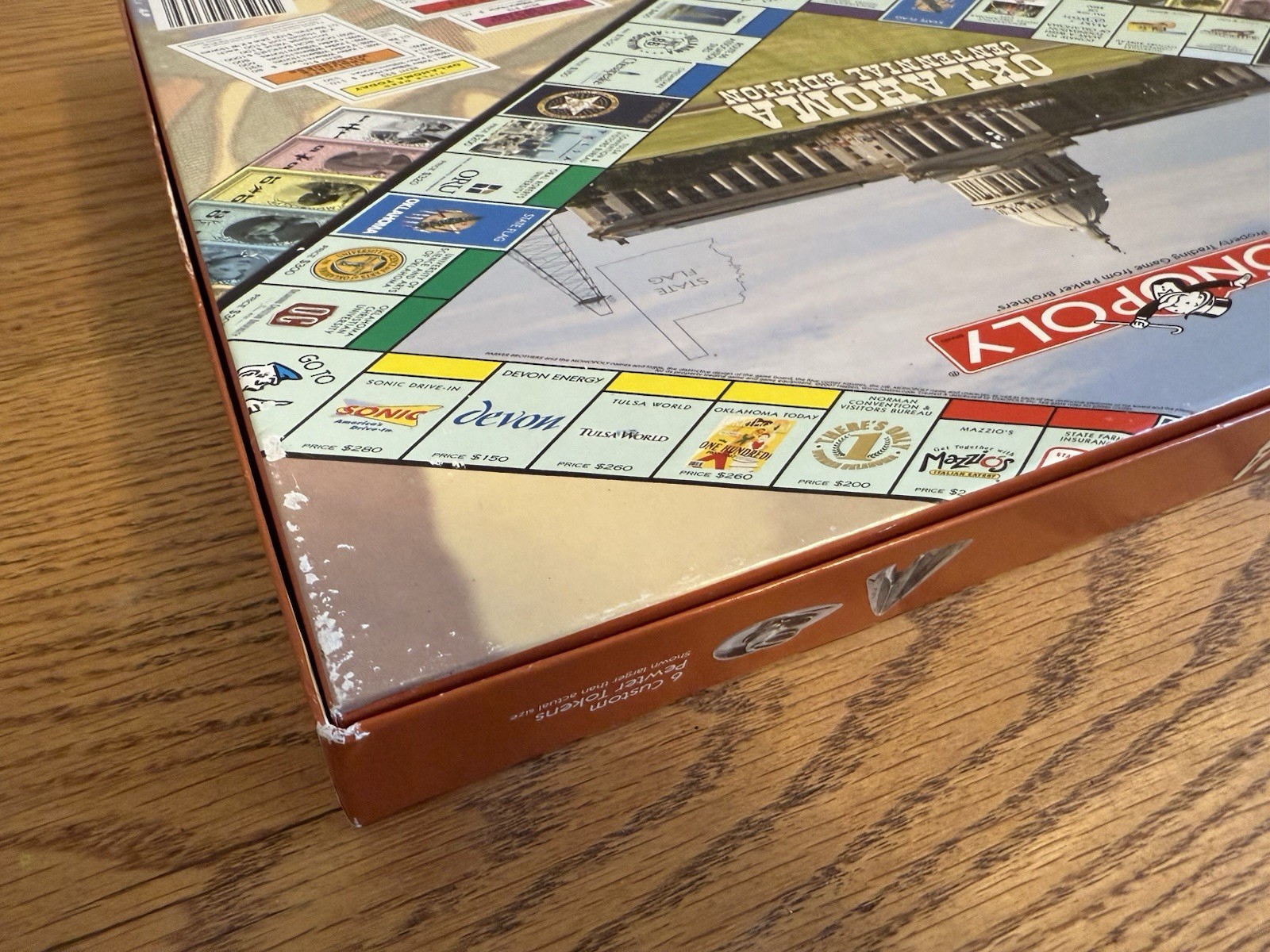 Parker Bros. Monopoly Oklahoma Centennial Edition Board Game 2 to 6 Players-EUC