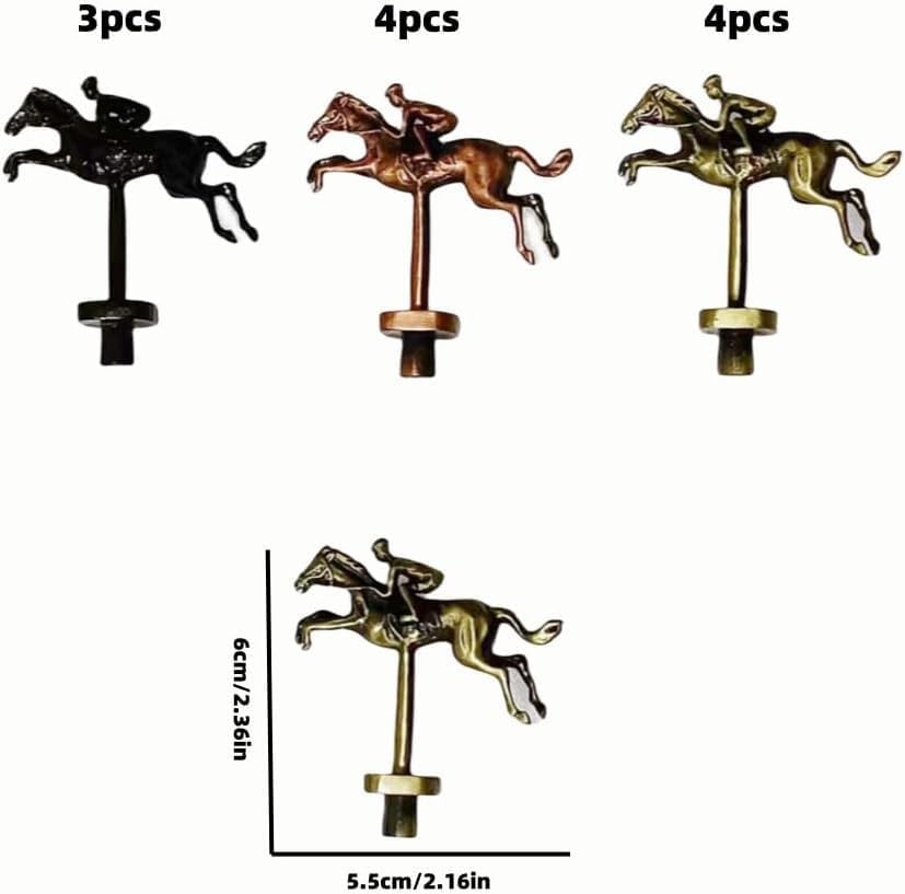 Horse Race Board Game with 11 Luxury Metal Horses, 4 Dice, 2 Card Boxes and Thic