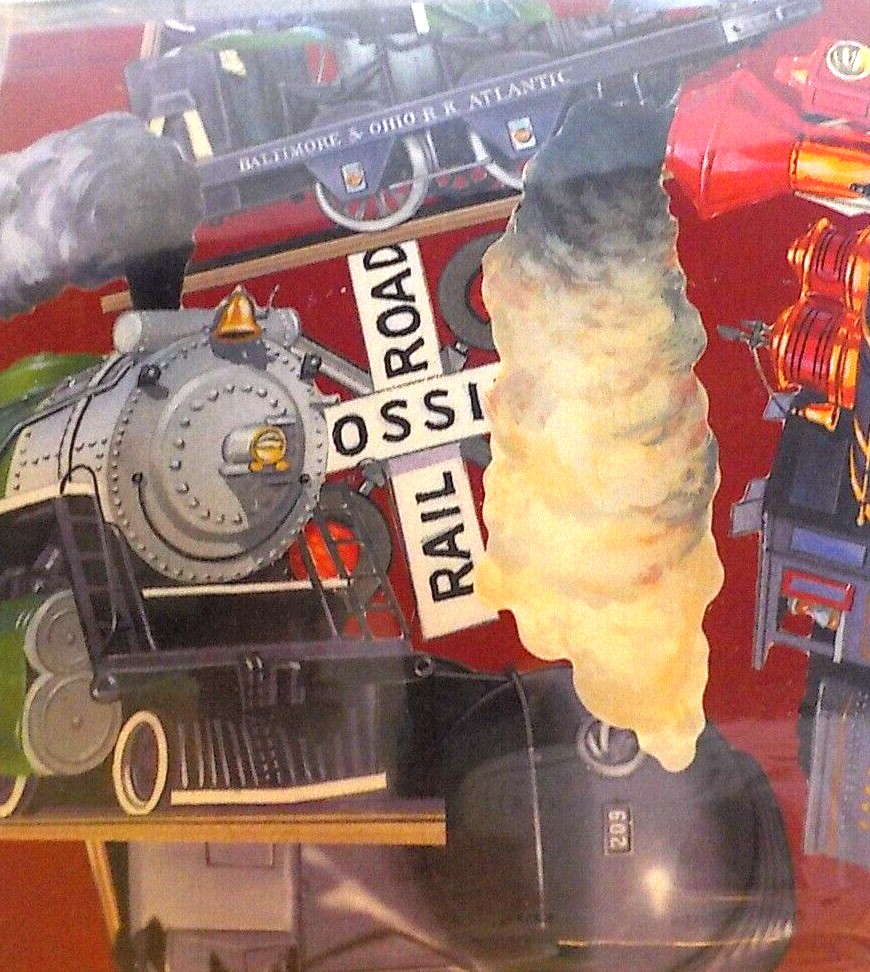 PUFFERBELLIES Scramble Squares Puzzle Trains Railroad Crossings by B. Dazzle LN