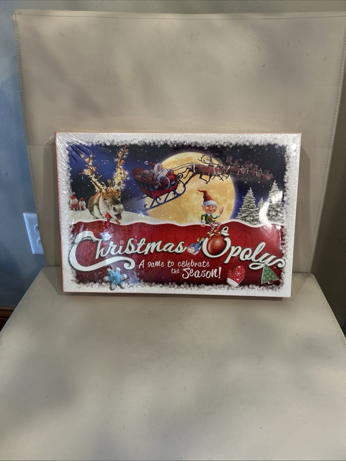 Christmas Opoly Board Game Merry To Celebrate The Season Late For The Sky Sealed