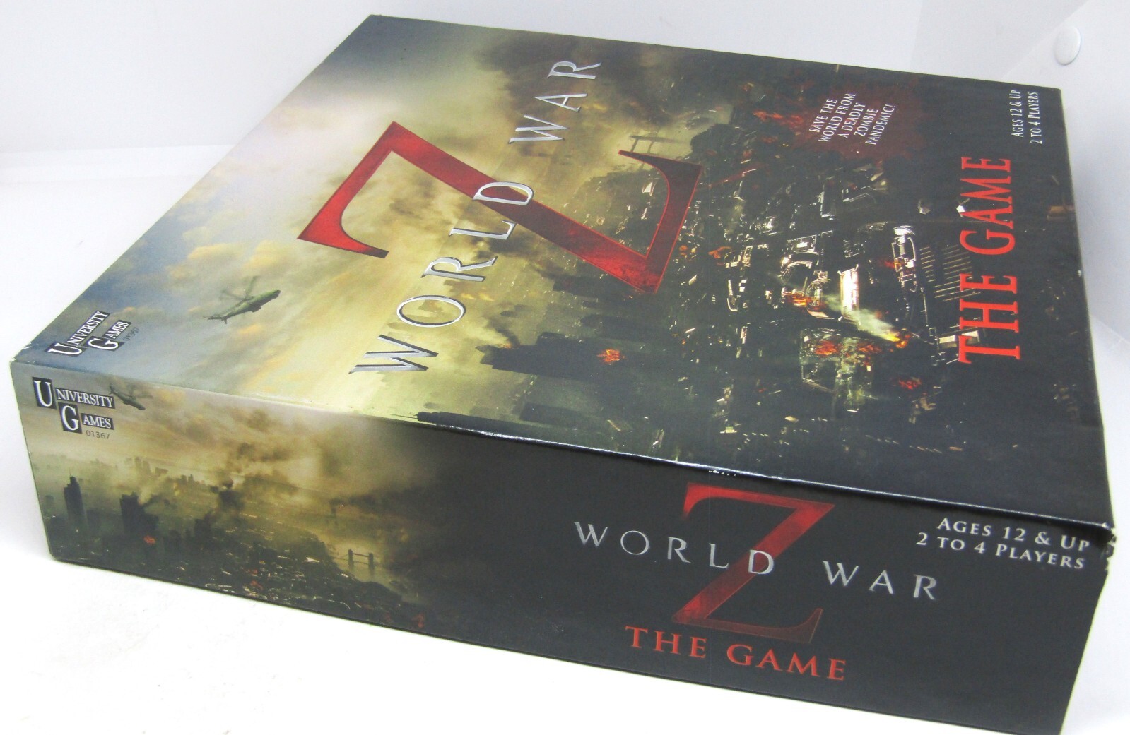 WORLD WAR Z – THE GAME – ZOMBIE APOCALYPSE MOVIE BOARD GAME UNIVERSITY GAMES