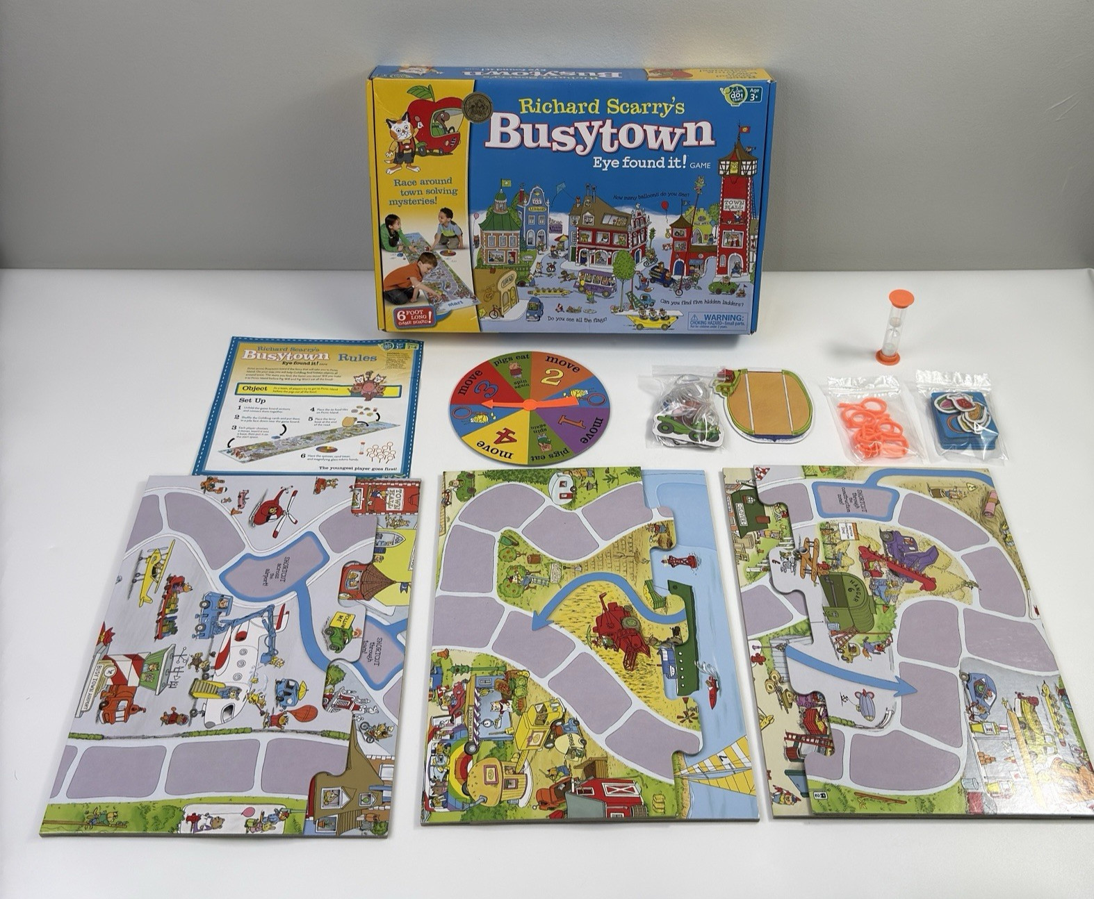 Richard Scarry’s Busytown Eye Found It Game 100% COMPLETE Wonder Forge 2012 Kids