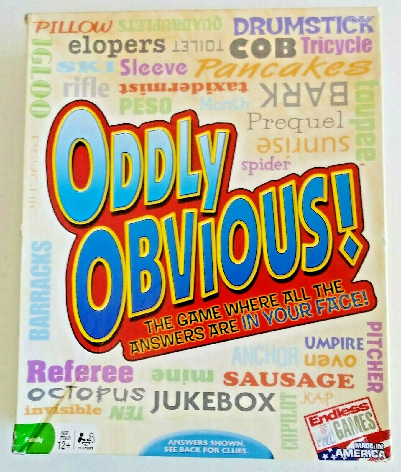 Endless Games Oddly Obvious Family Game Complete 2013