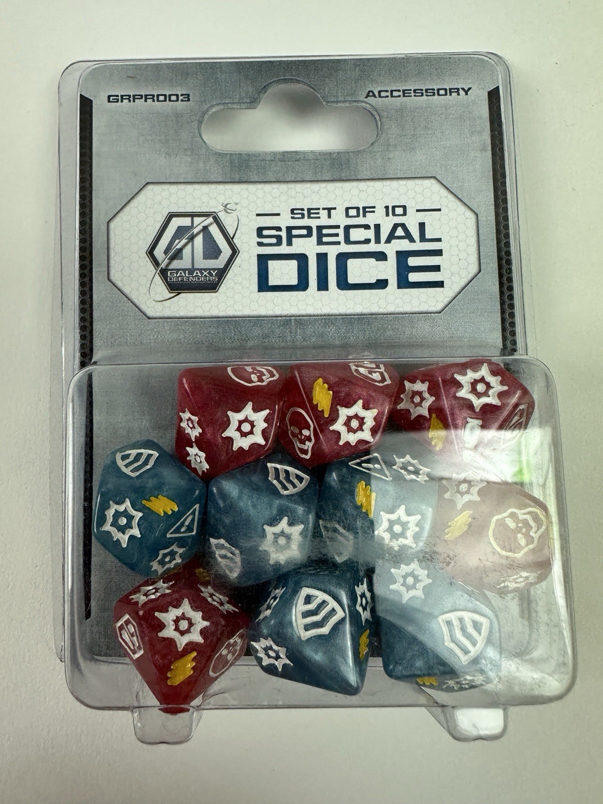 Ares Galaxy Defenders Set of 10 Special Dice GRPR003 Accessory New in Box