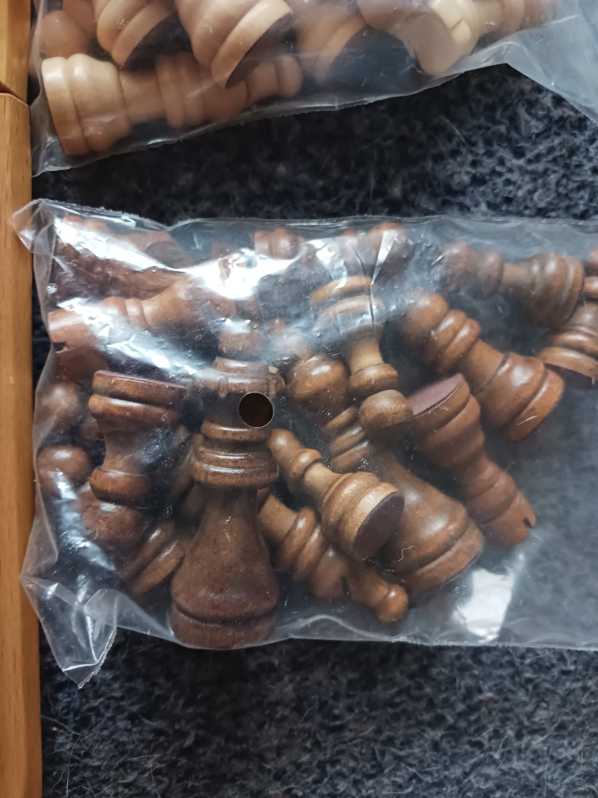 Wooden Folding Chessboard Set