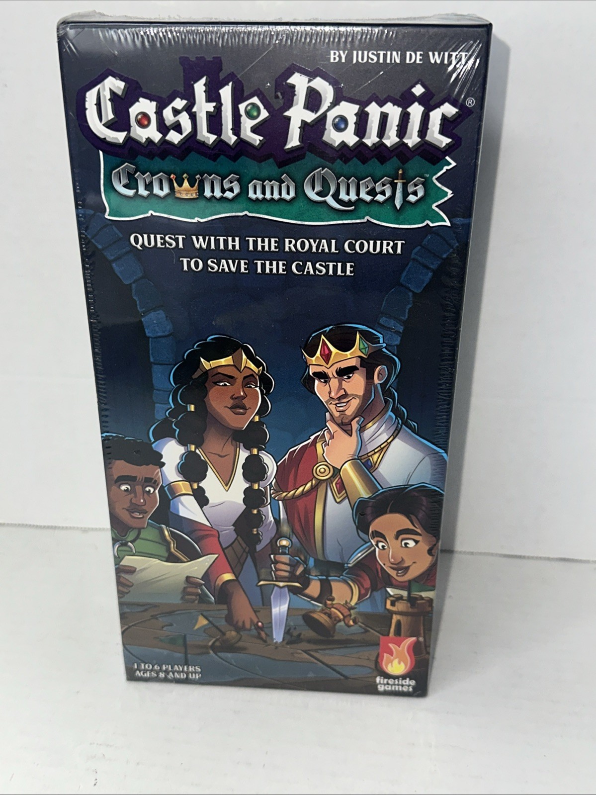 Castle Panic Board Game: Crowns and Quests Expansion Fireside Games 1-6 Co-op