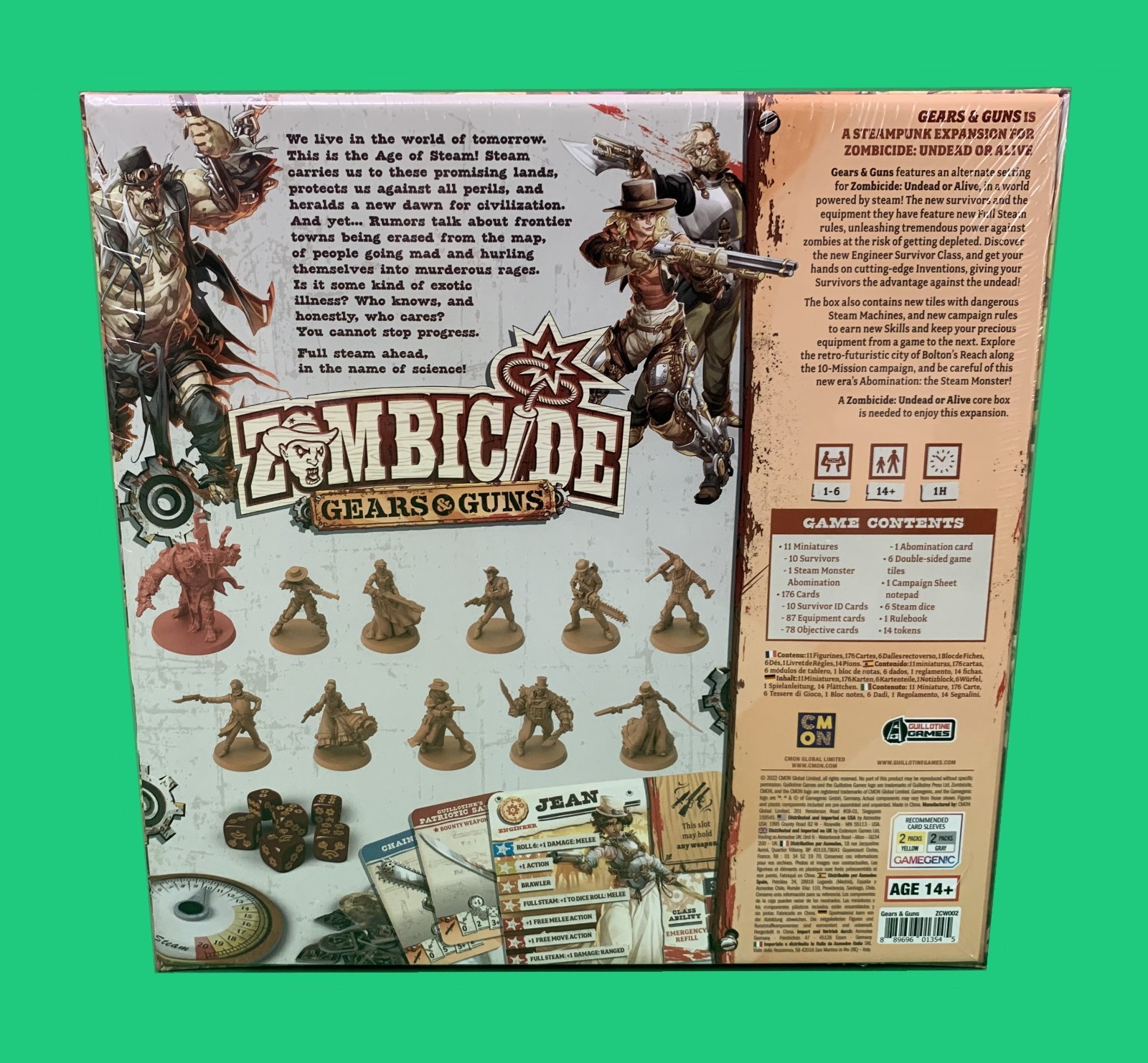 Zombicide: Undead or Alive – Gears & Guns Steampunk Expansion | New, Sealed