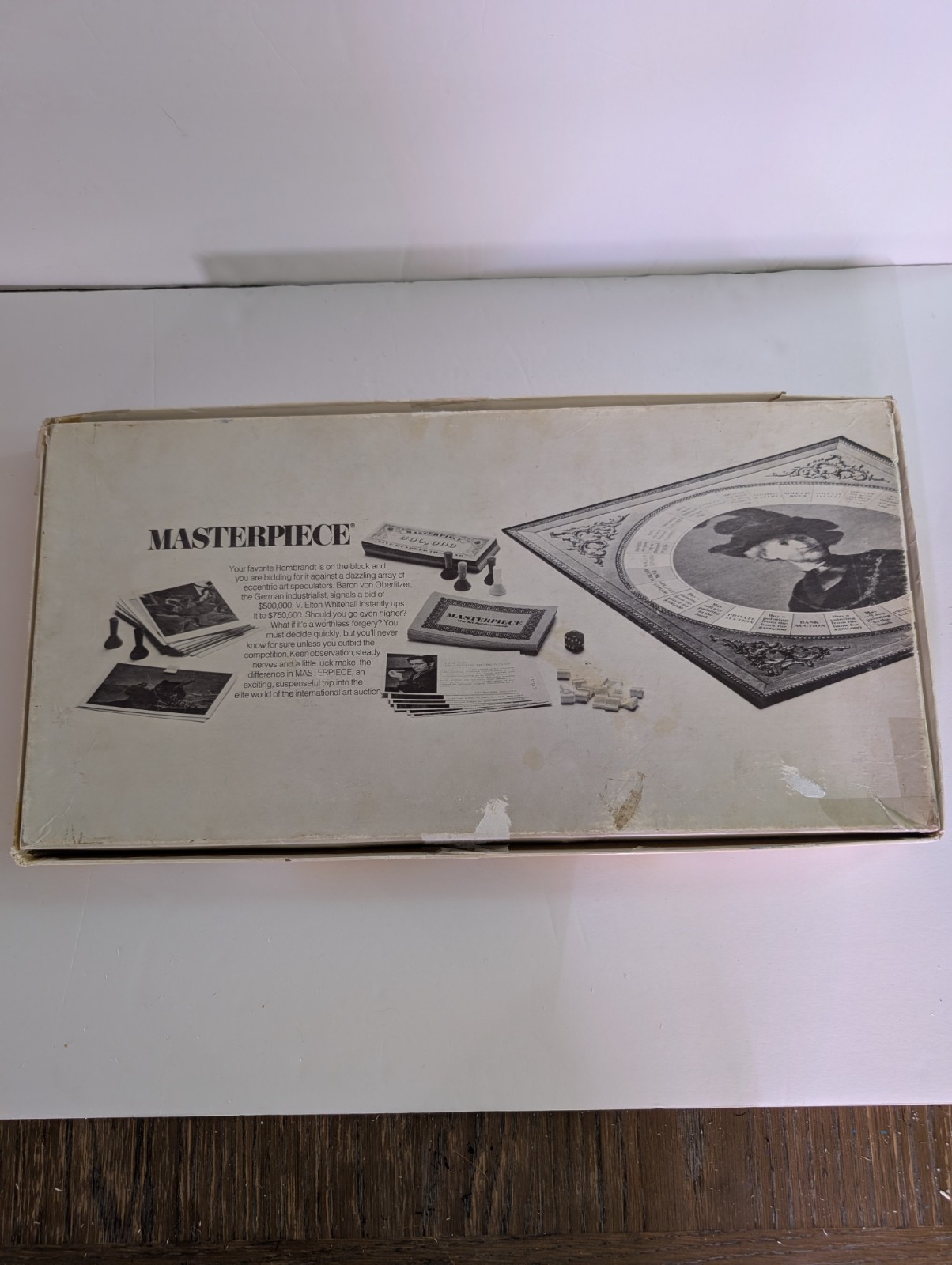Parker Brothers Masterpiece: The Classic Art Auction Board Game 1996 COMPLETE