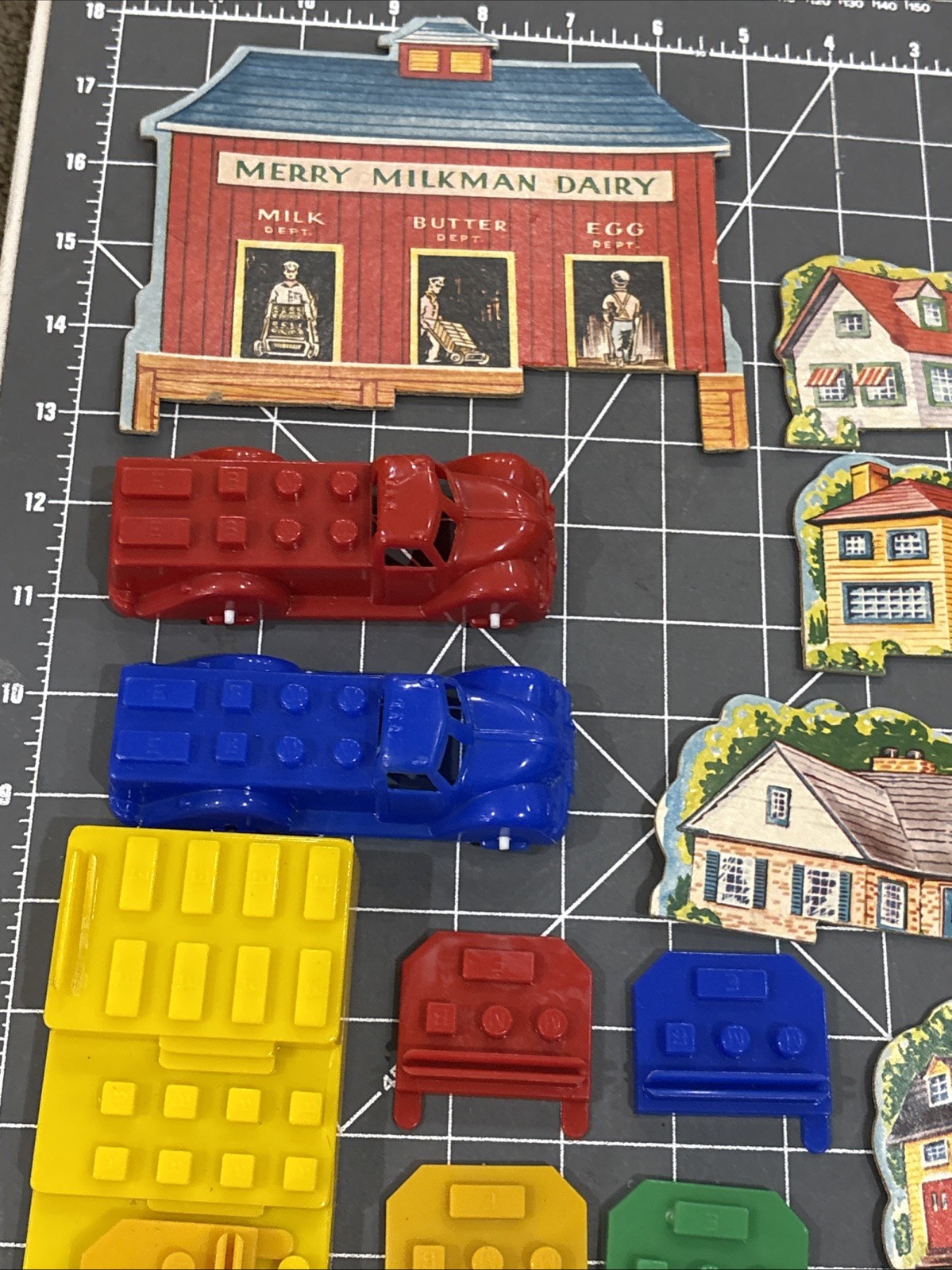 Pieces And Parts Vintage 1950s Hasbro MERRY MILKMAN Dairy Farm Game