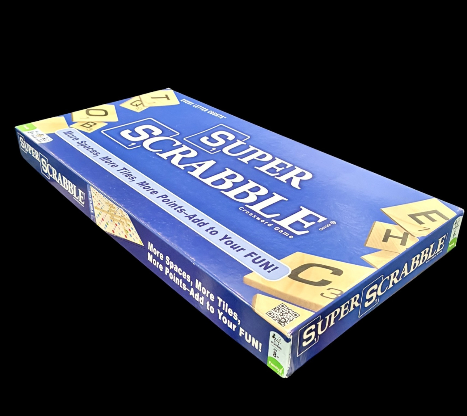 SUPER SCRABBLE 2014 Board Game 100%COMPLETE Scrabble Edition 200 Tile big board