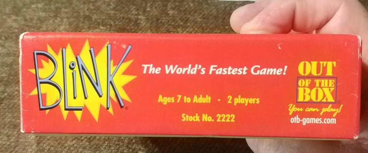 BLINK The World’s Fastest Game-Cards-Out of the Box-Childrens Choice Award