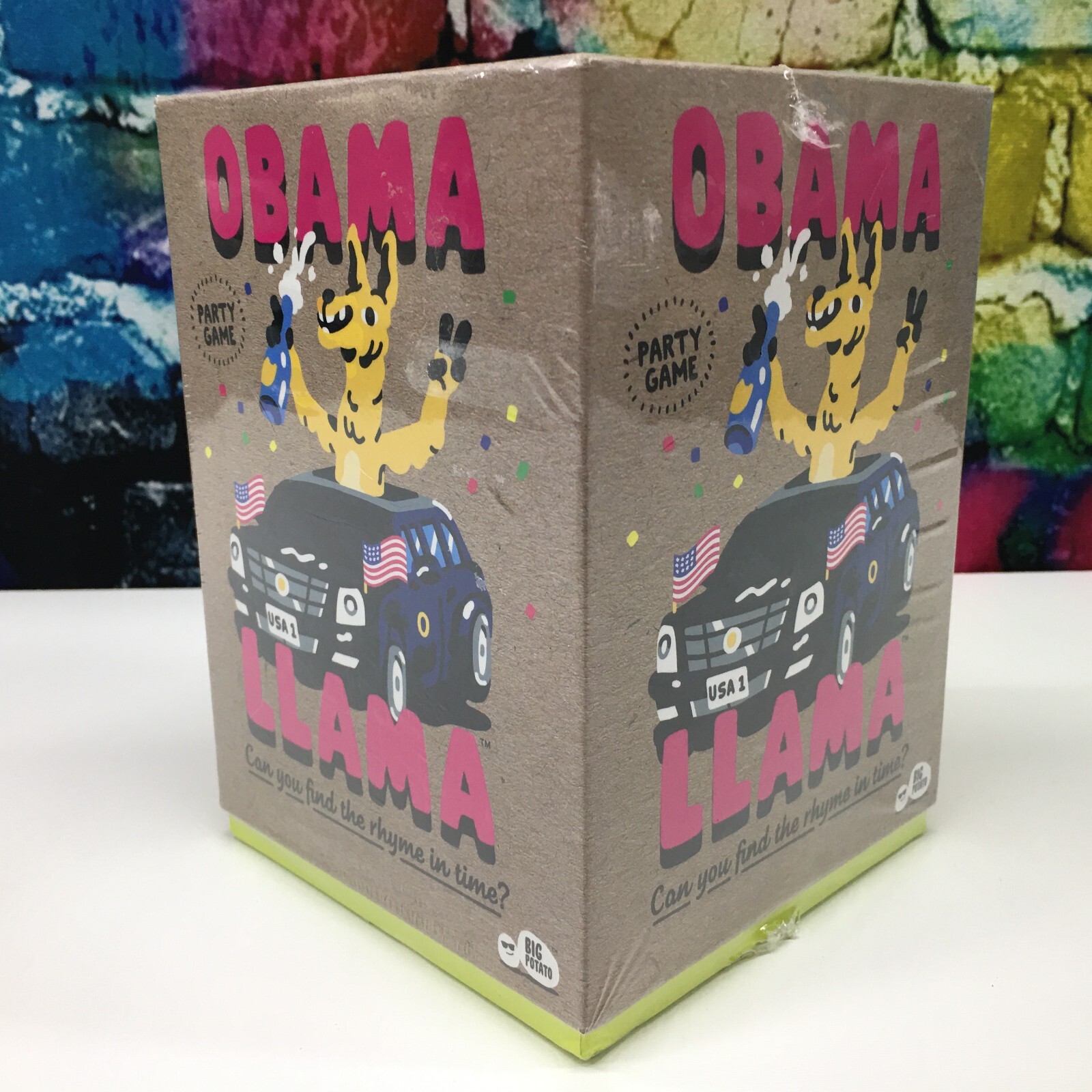 OBAMA LLAMA Celebrity Rhyming Charades Family Party Game Ages 14+ Fun Humor NEW!
