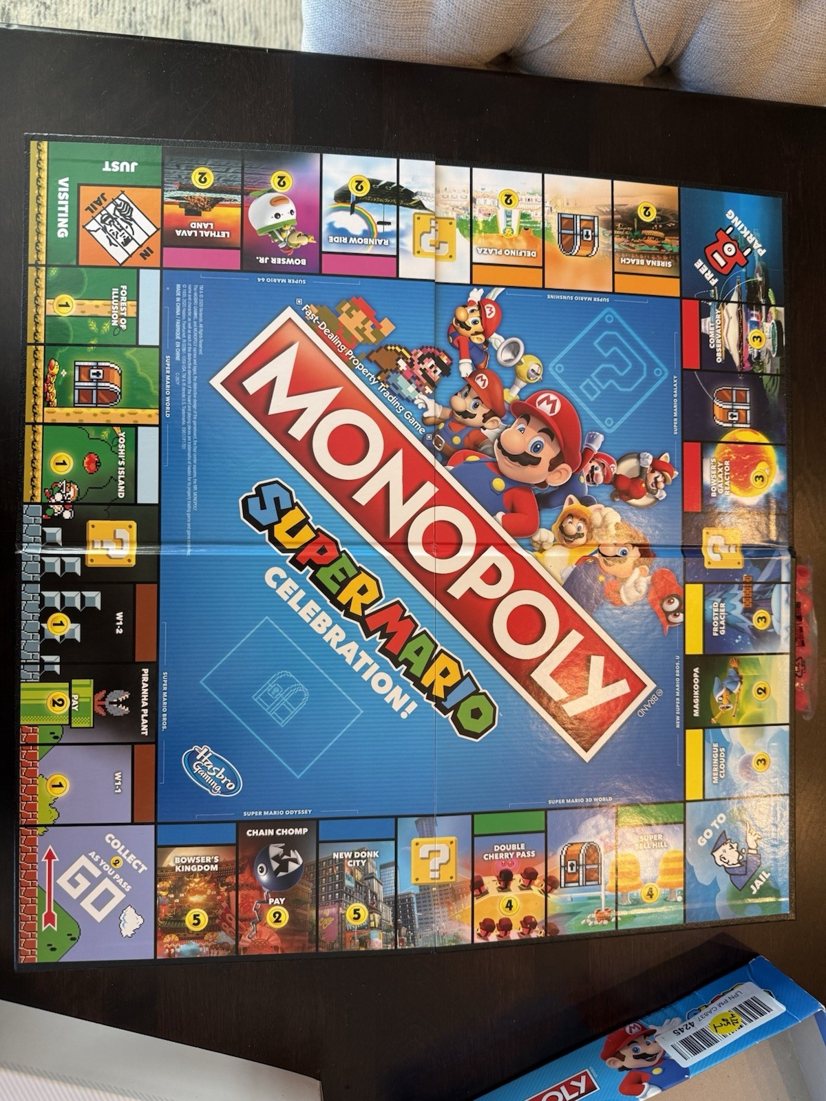 Hasbro Monopoly Super Mario Celebration Edition Board Game New in Open Box