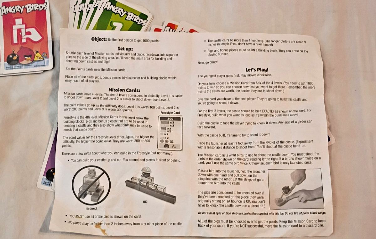 Angry Birds On Thin Ice 2011 Mattel Game