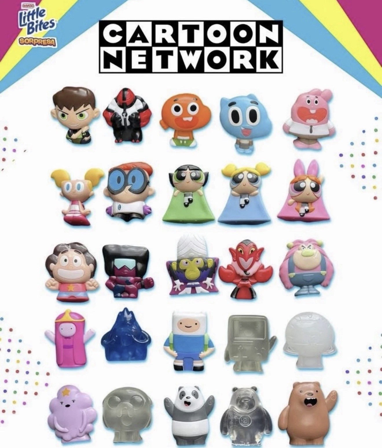 Cartoon Network 2025 Mexico Little Bites Full Set – 25 Figures