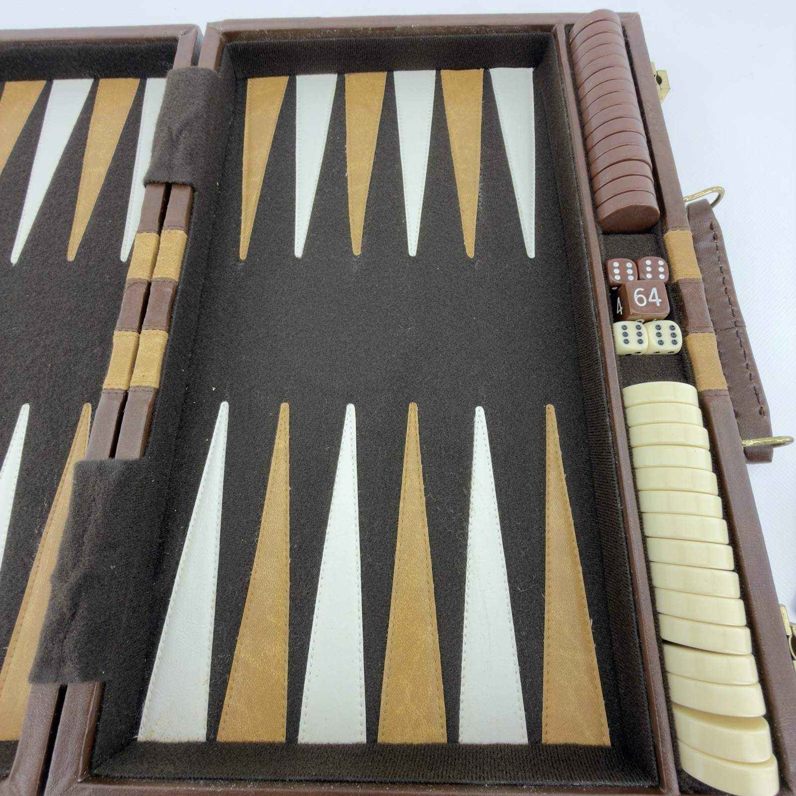 VTG 1970s Backgammon Fred Roberts SF Case Set Vintage Made In USA San Francisco