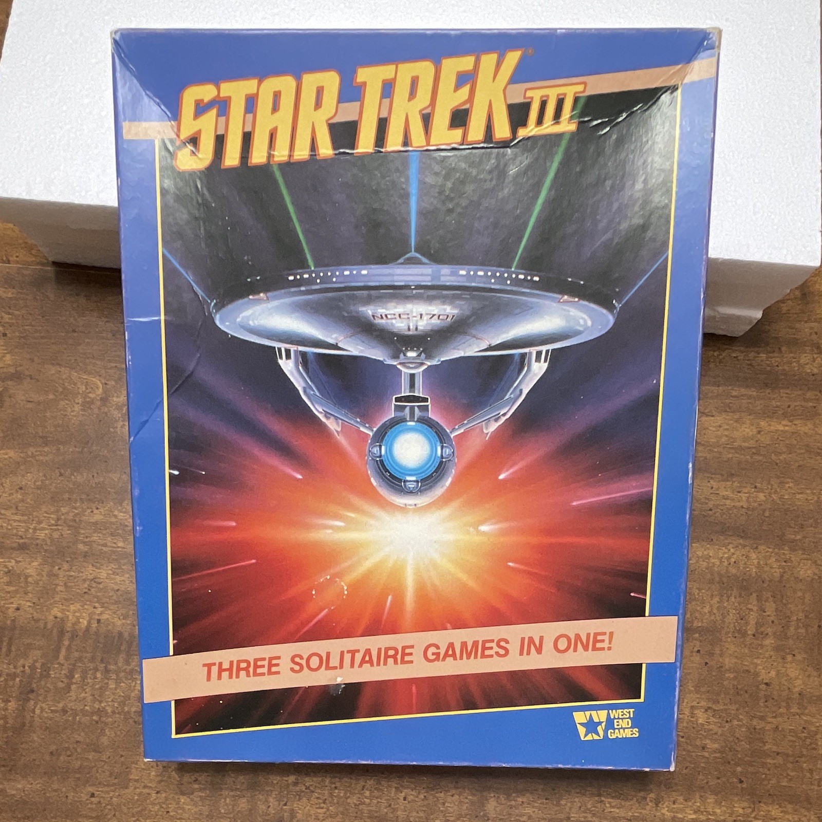 West End Games Star Trek III Three Solitaire Games in One Box Set