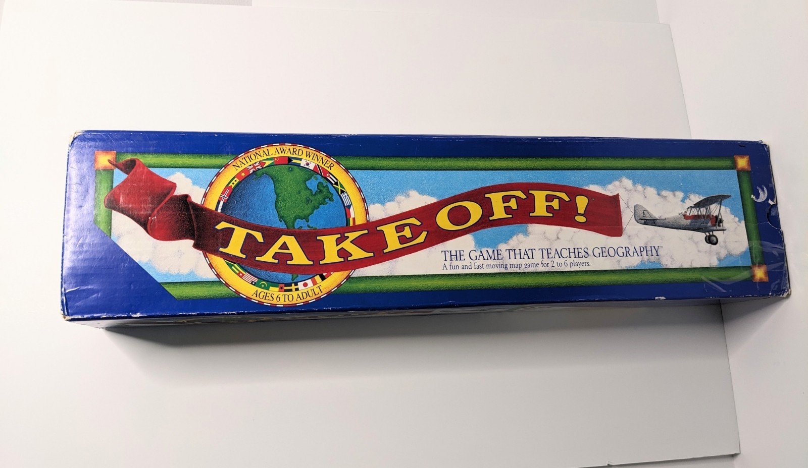 Take Off Kids Board Game Complete 1997 Educational Homeschool World Geography