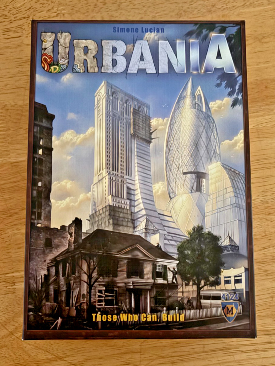 Look 👀 Urbania Board Game by Simone Lucian Mayfair Games 2012 Game