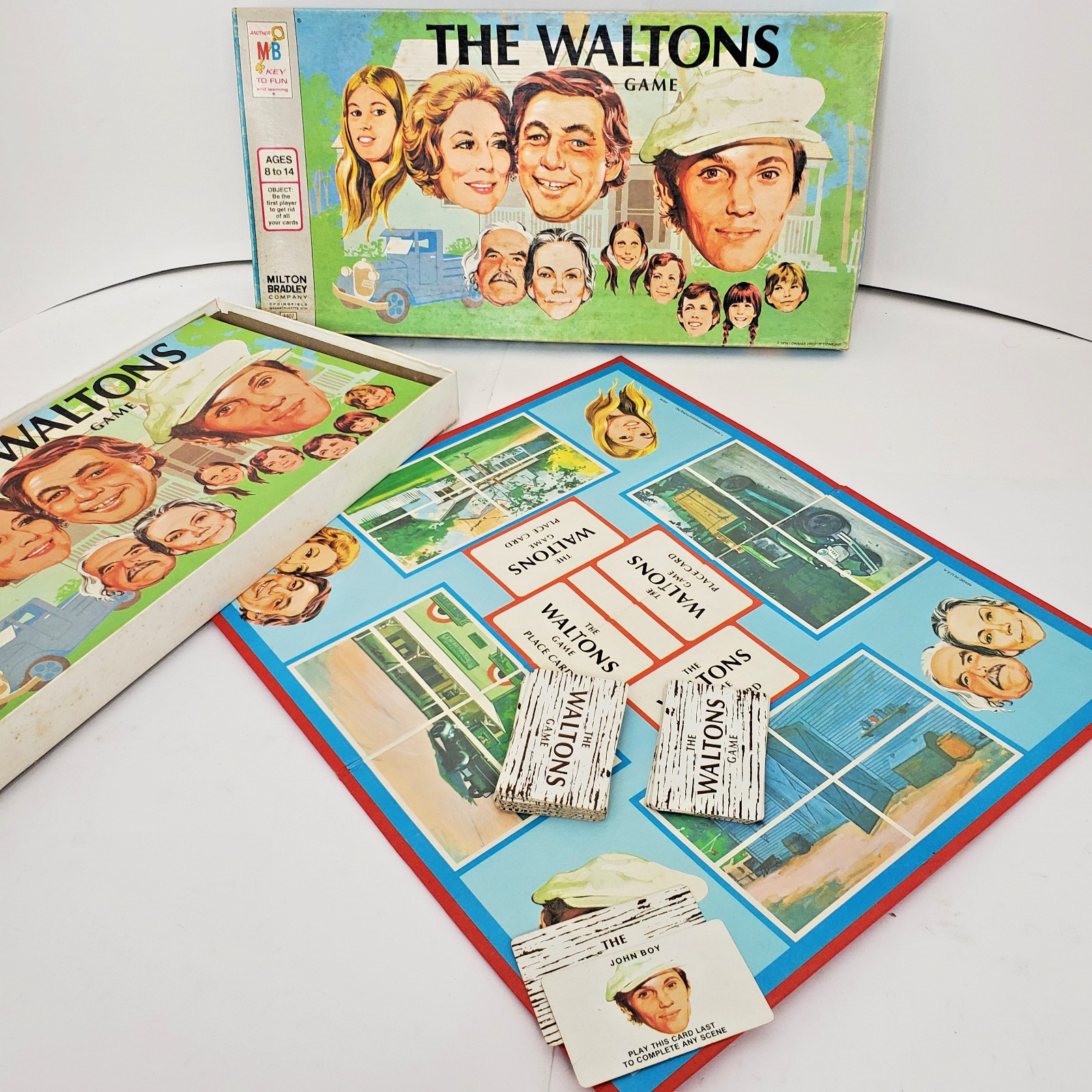 Vintage 1974 Milton Bradley The Waltons Board Game Complete #4407