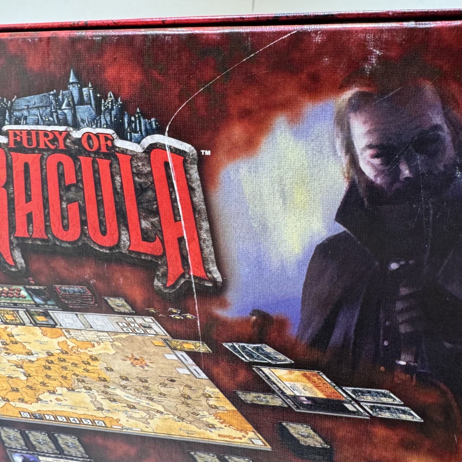Fury of Dracula 2nd Ed Board Game Gothic Horror 2-5 Players Fantasy Flight