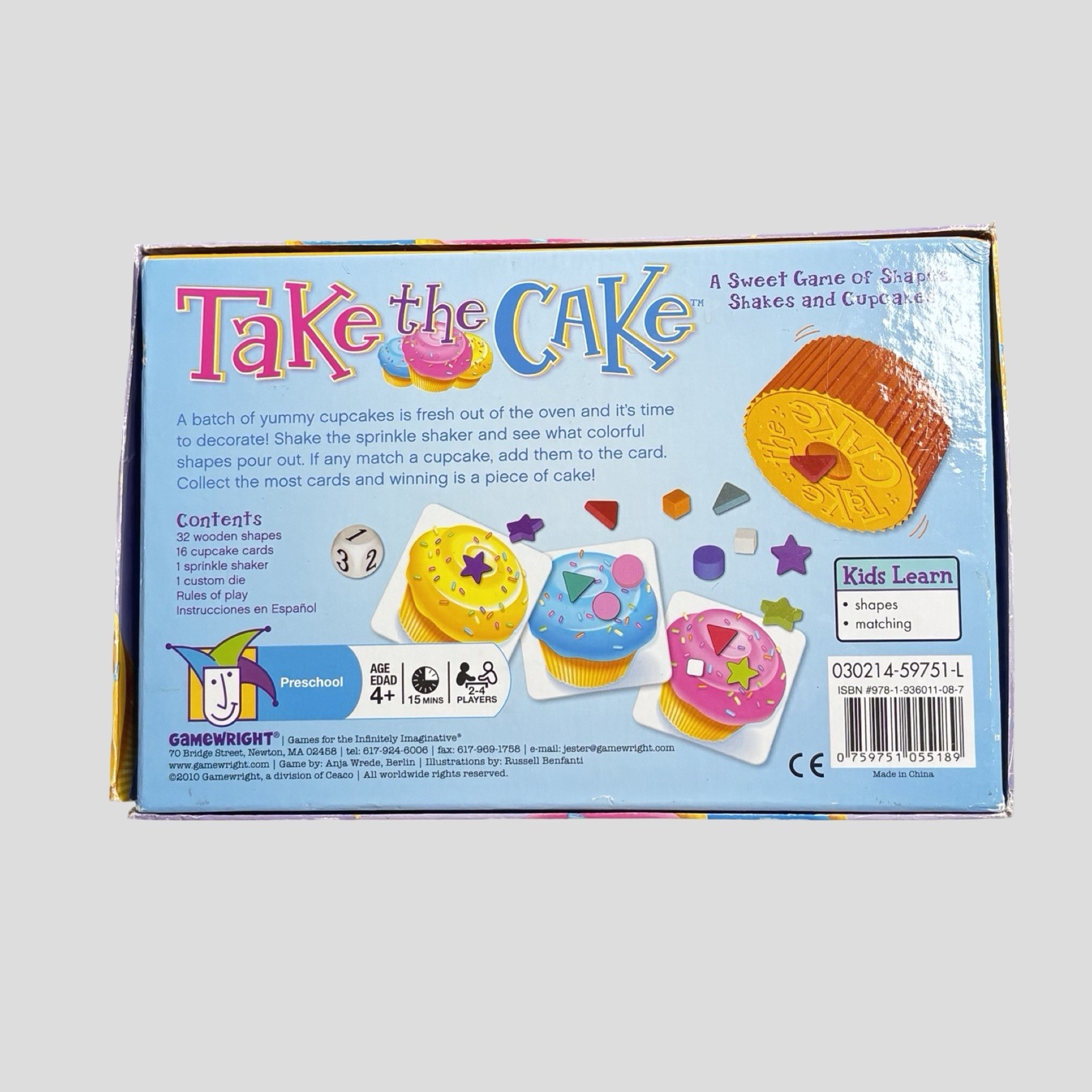 Take The Cake Game Gamewright INCOMPLETE 2010 Kids Children’s