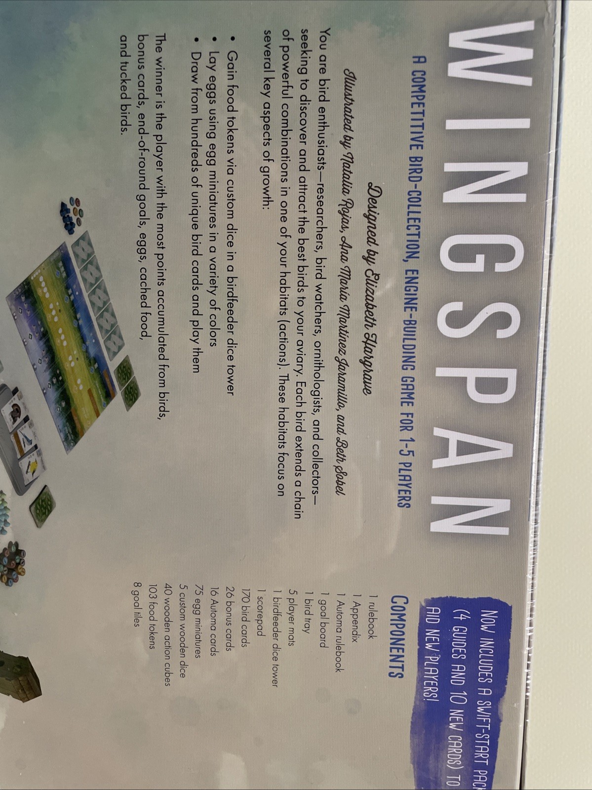 Wingspan 2nd Edition Board Game Stonemaier Games Brand New Sealed