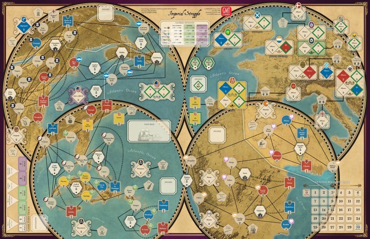 GMT Games Imperial Struggle 2nd Printing SEALED