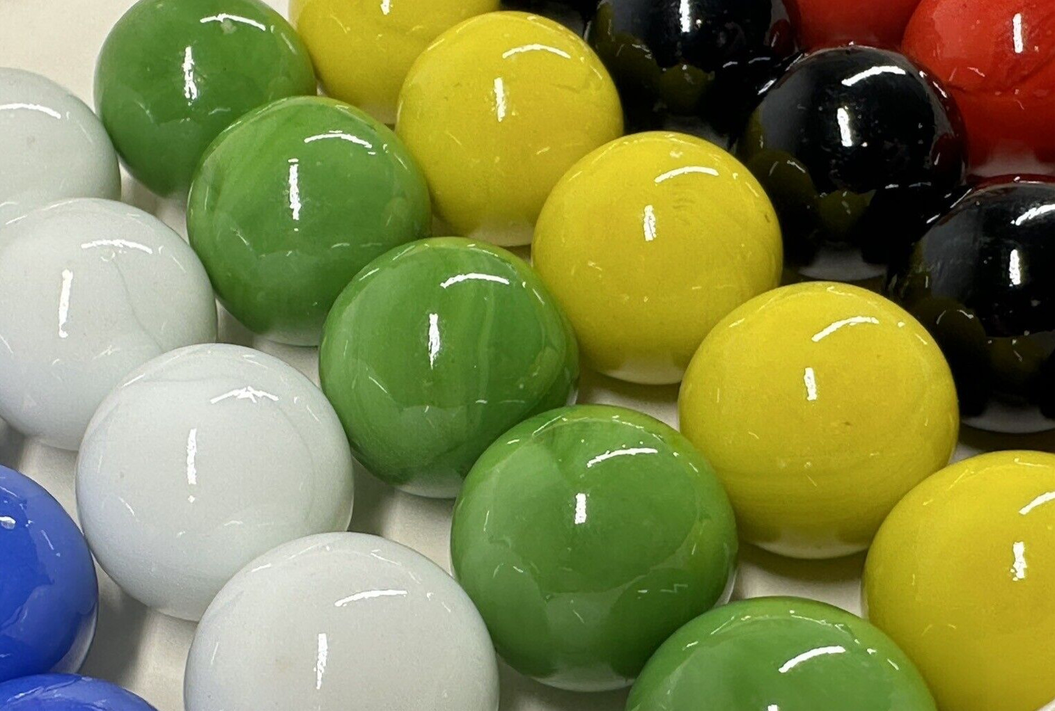 30 Glass Marbles 3/4 Inch (19mm) Replacement Aggravation Board Game Dirty Jokers