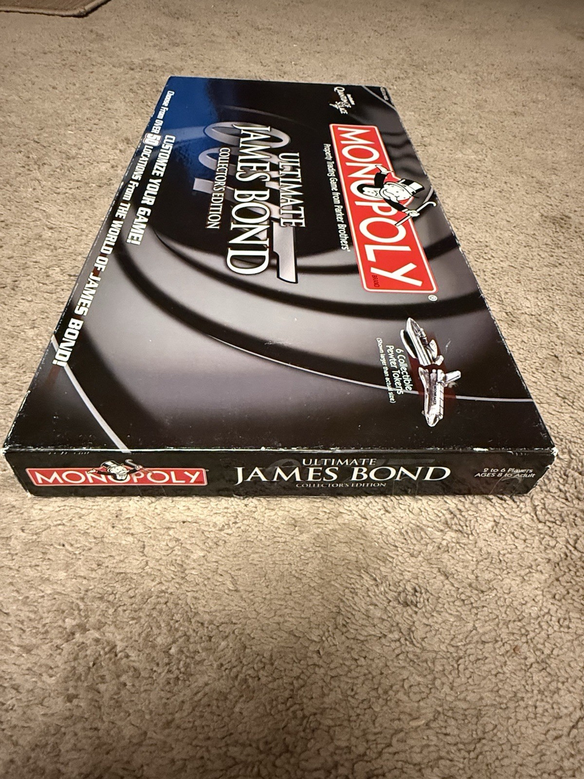 Monopoly game Ultimate James Bond 007 Collector’s Edition w/ 6 Tokens, Decoder