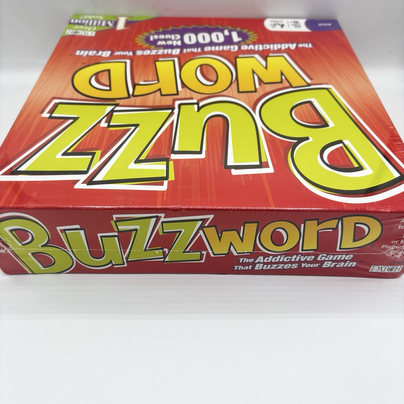 Buzzword Board Game Patch Products 2010 Edition 1000 Clues New Sealed Family Fun