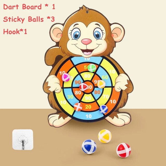 Animals Dart Board Games for Kids Montessori Targ