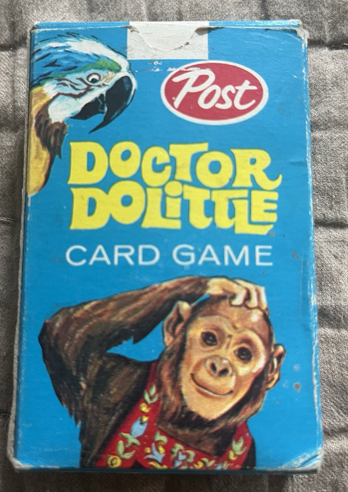 1967 Vintage Post Doctor Doolittle Card Game promo mail away complete